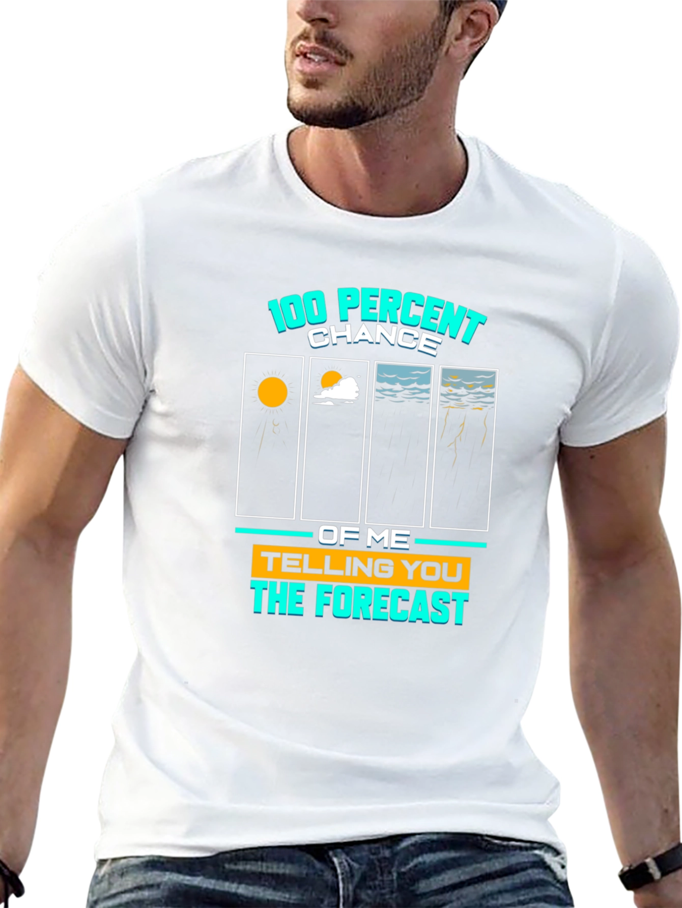 100% Chance Forecast Graphic Tee