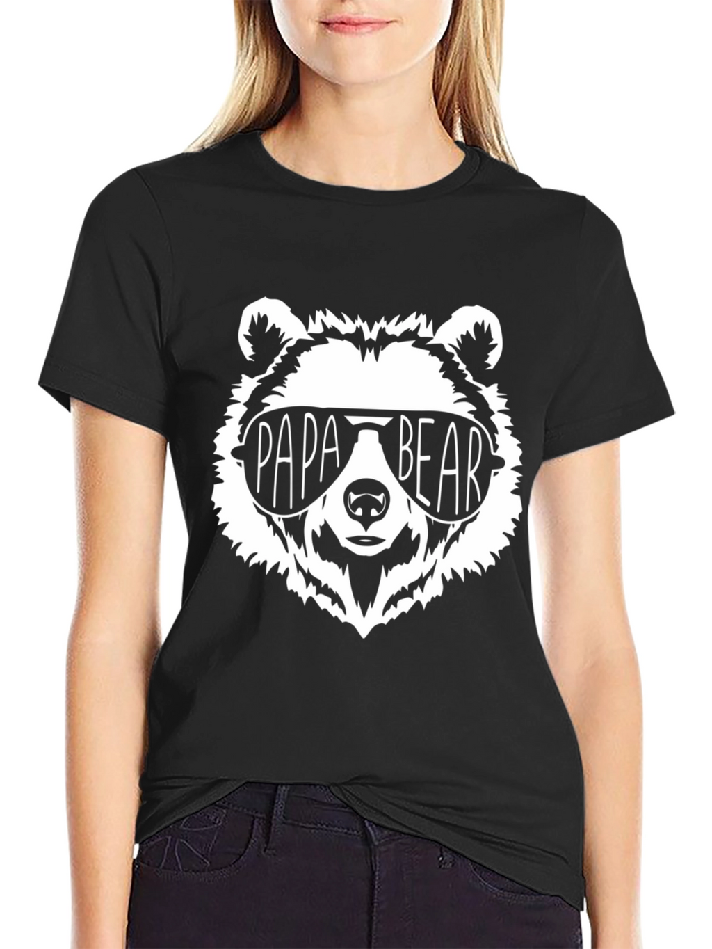 Papa Bear Graphic Tee - Cool Dad Shirt