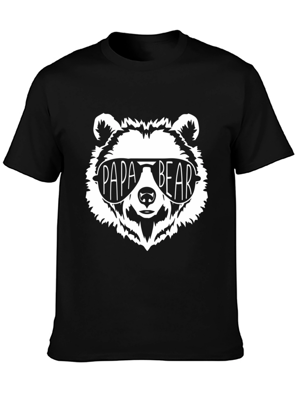 Papa Bear Graphic Tee - Cool Dad Shirt