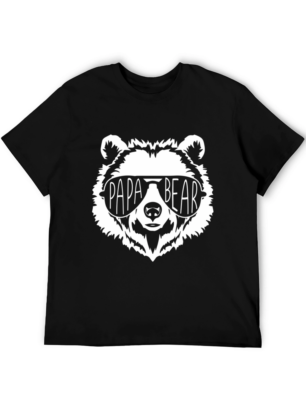 Papa Bear Graphic Tee - Cool Dad Shirt