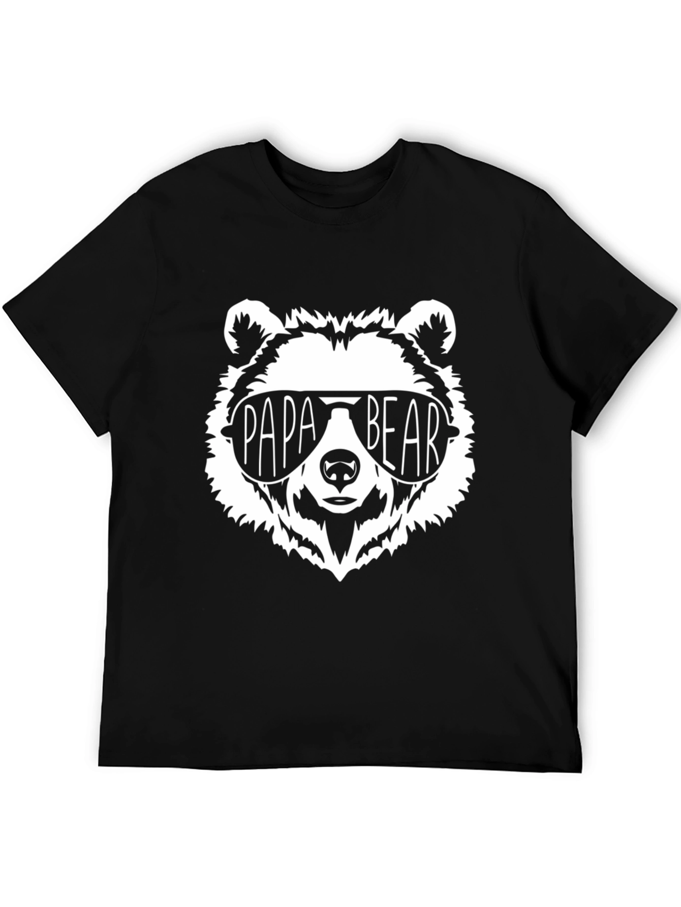 Papa Bear Graphic Tee - Cool Dad Shirt