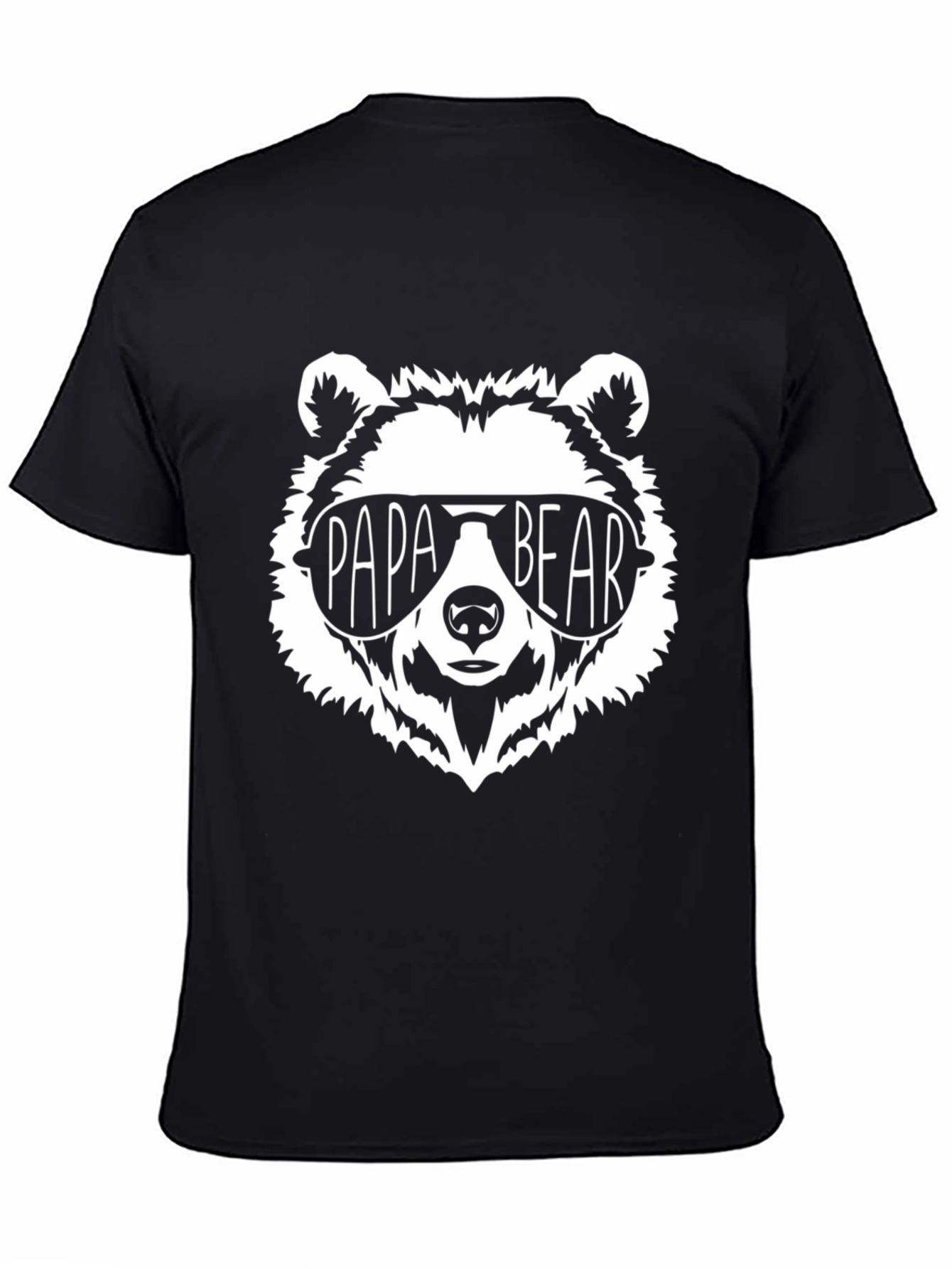 Papa Bear Graphic Tee - Cool Dad Shirt
