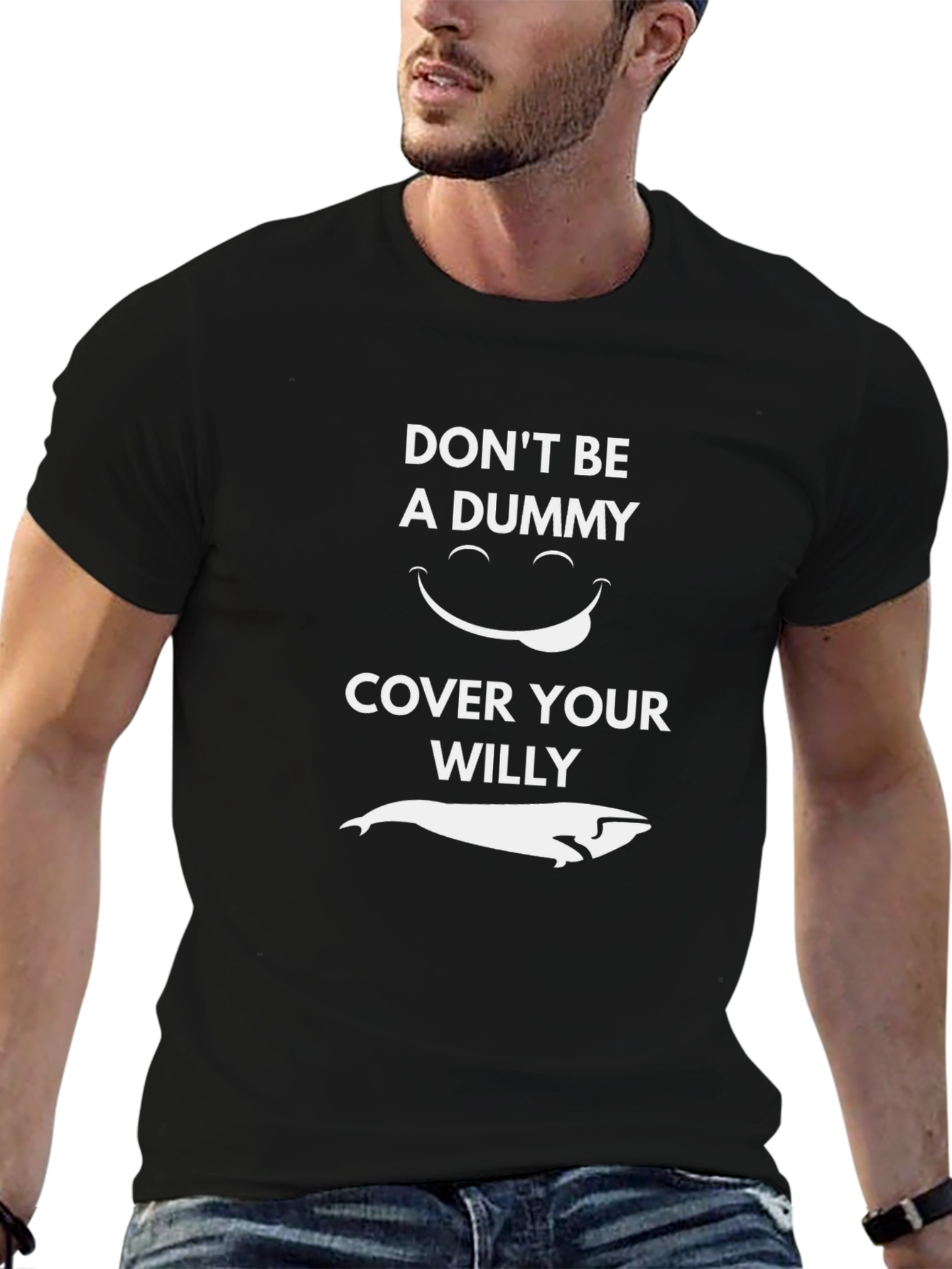 Dont Be A Dummy Whale Graphic Tee