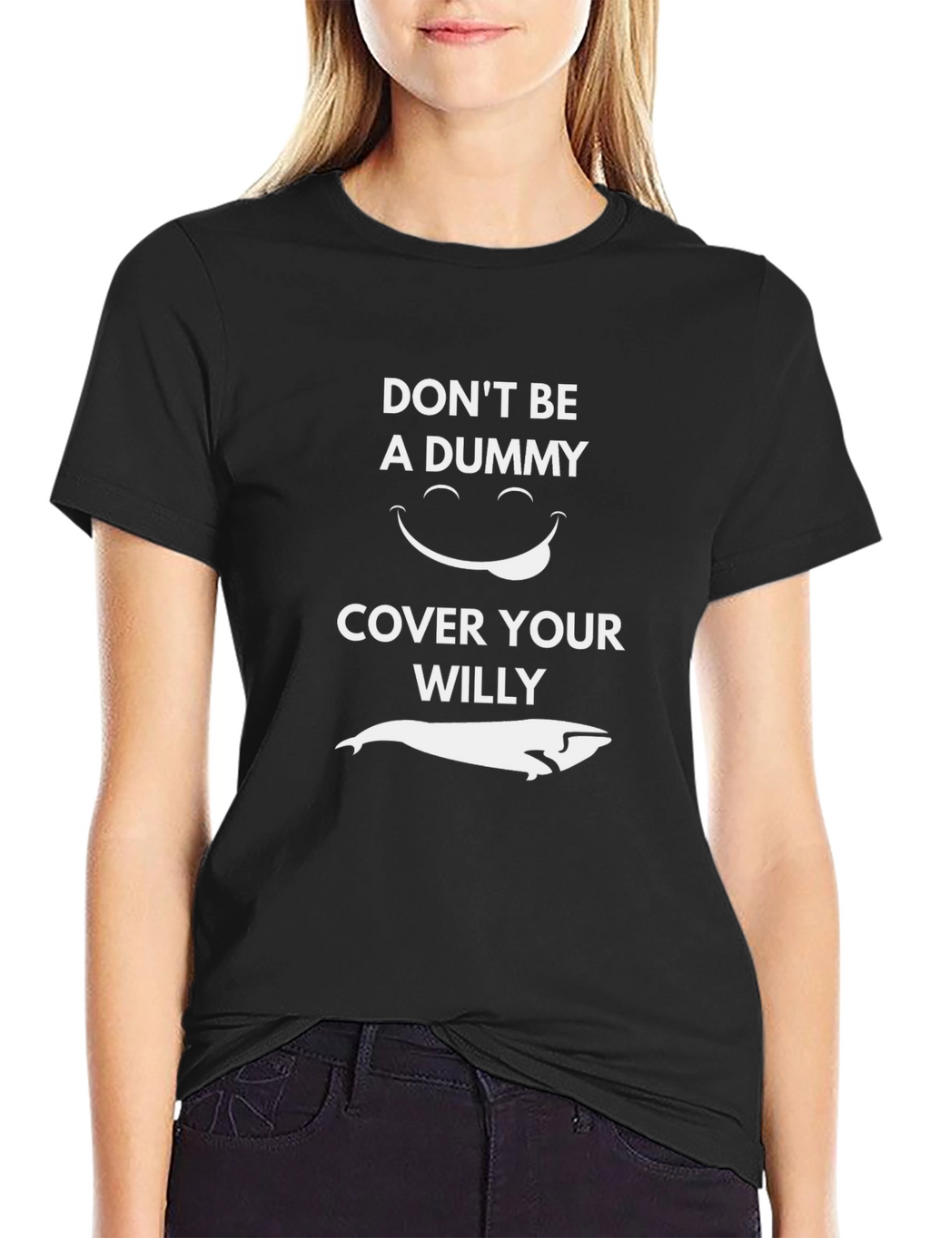 Dont Be A Dummy Whale Graphic Tee