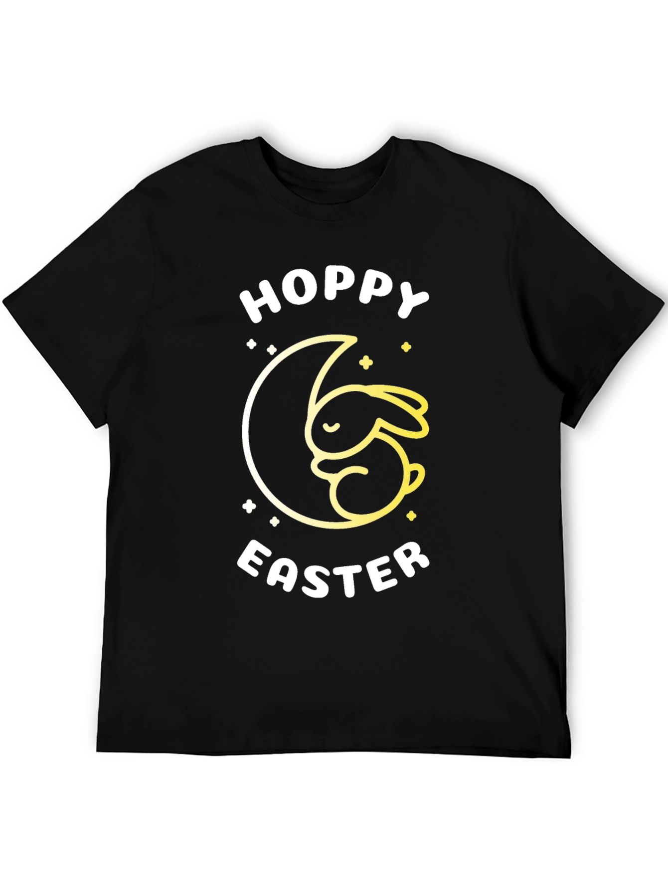 Hoppy Easter Black T-Shirt