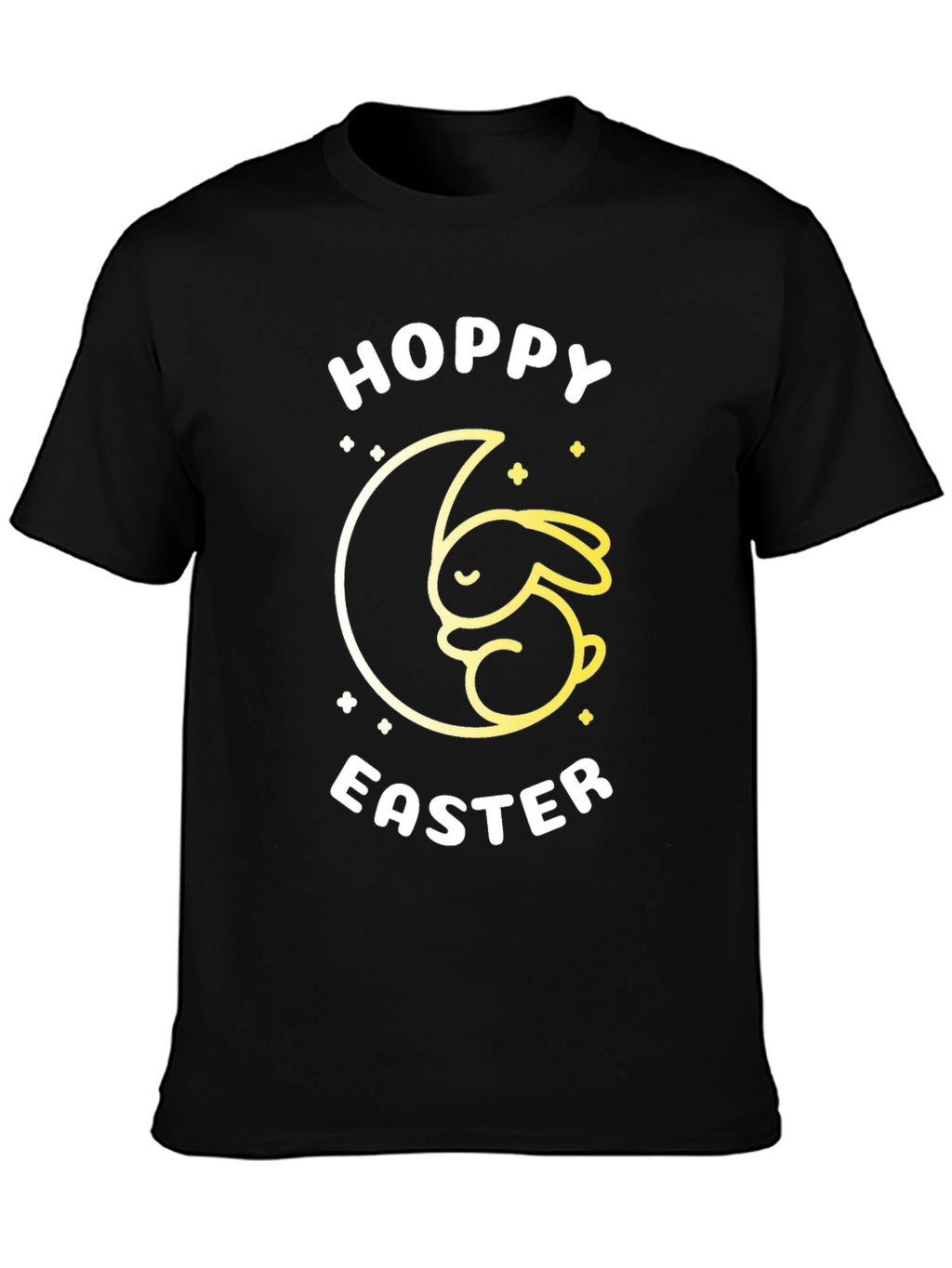 Hoppy Easter Black T-Shirt