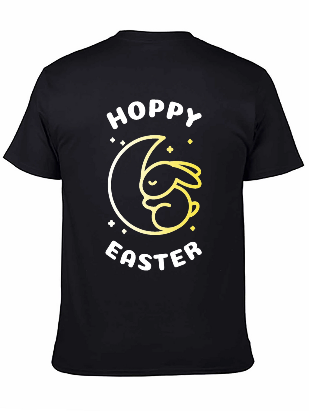 Hoppy Easter Black T-Shirt