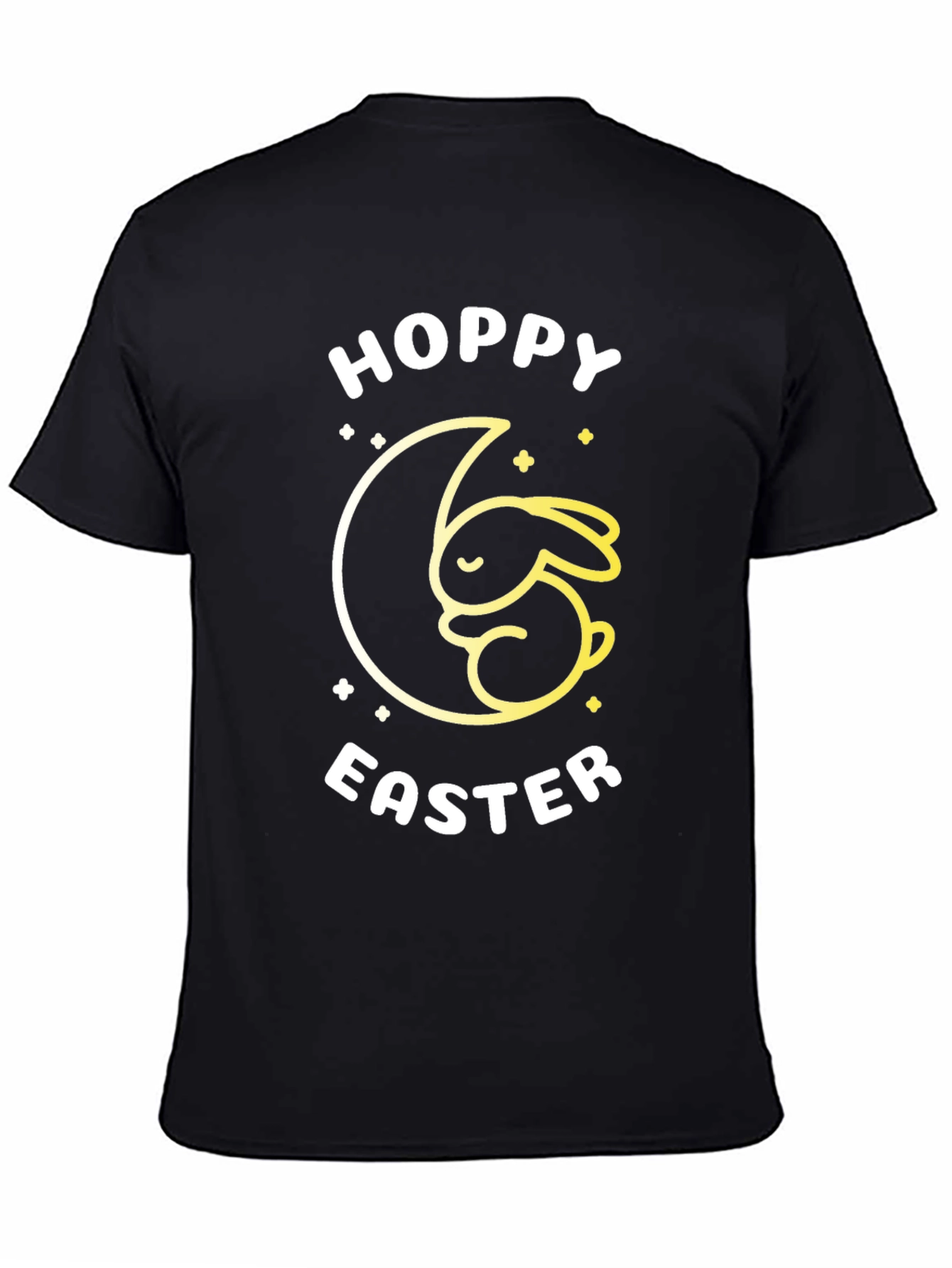 Hoppy Easter Black T-Shirt