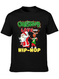 Christmas Hip-Hop T-Shirt - Santa & Reindeer
