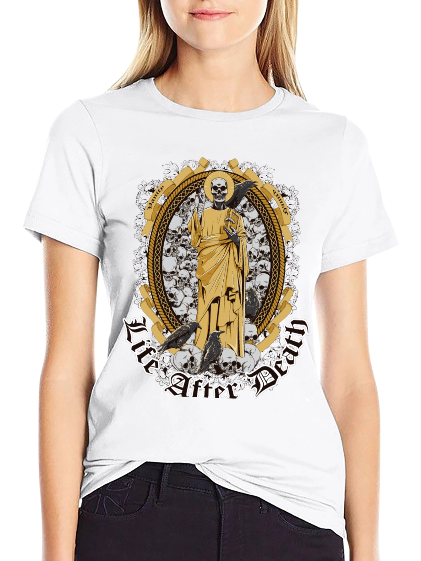 Life After Death Skeleton Graphic Tee