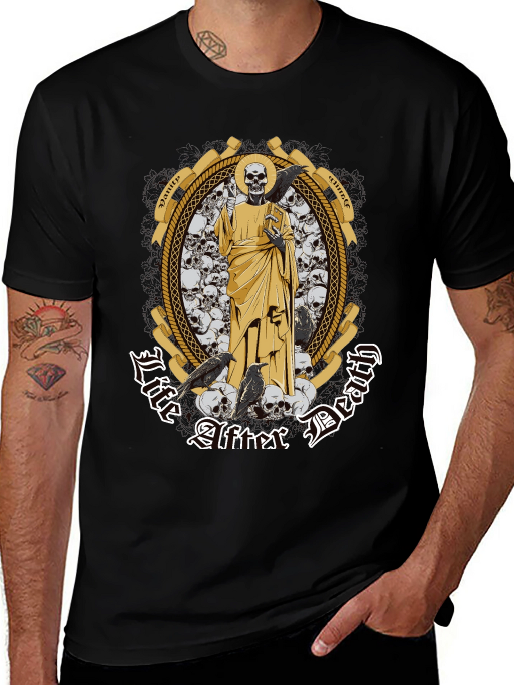 Life After Death Skeleton Graphic Tee
