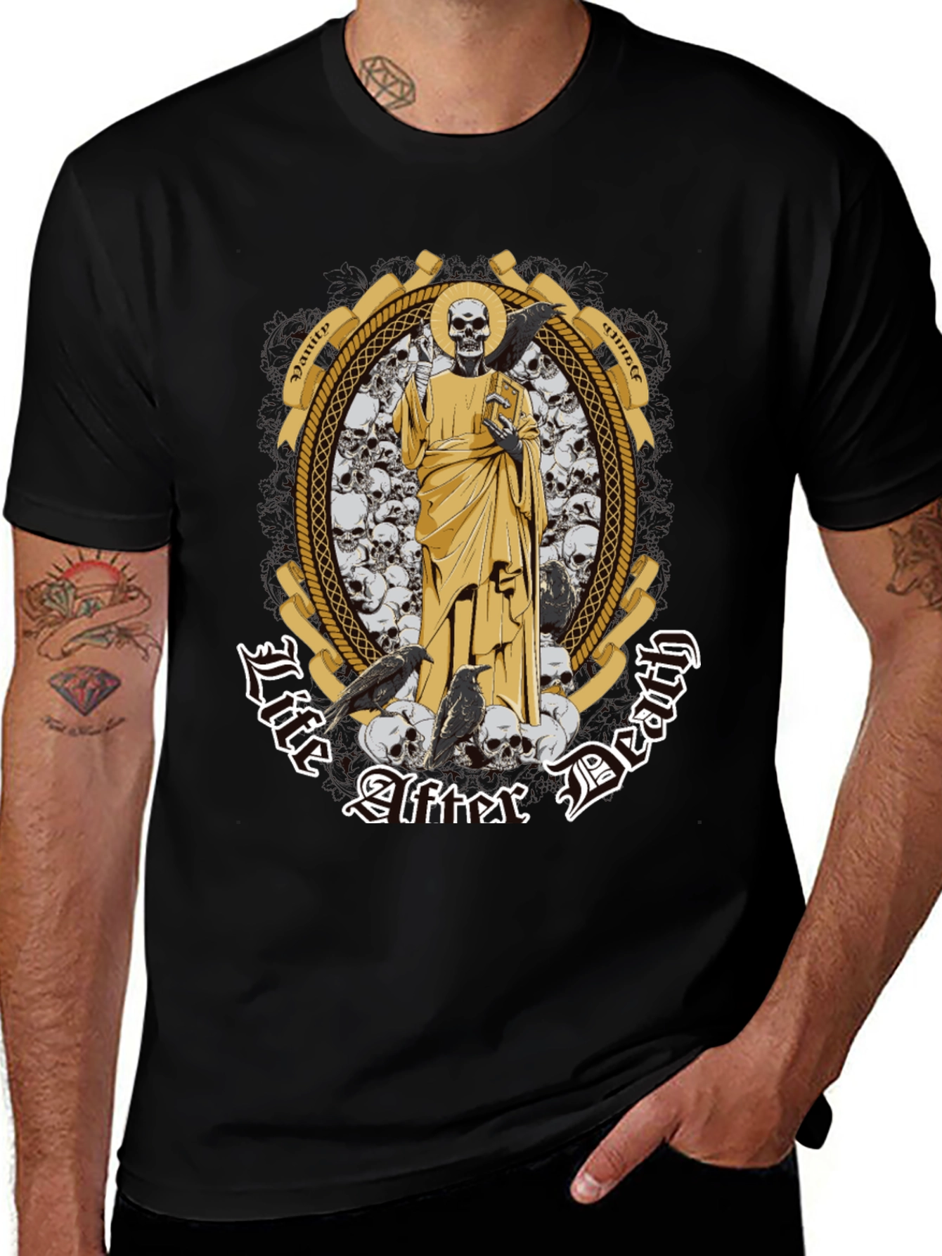 Life After Death Skeleton Graphic Tee