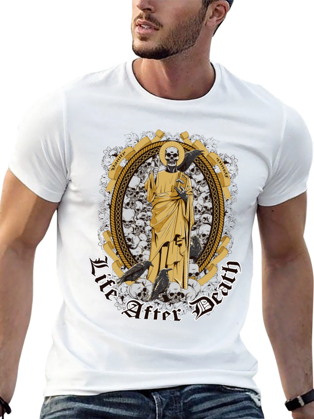 Life After Death Skeleton Graphic Tee