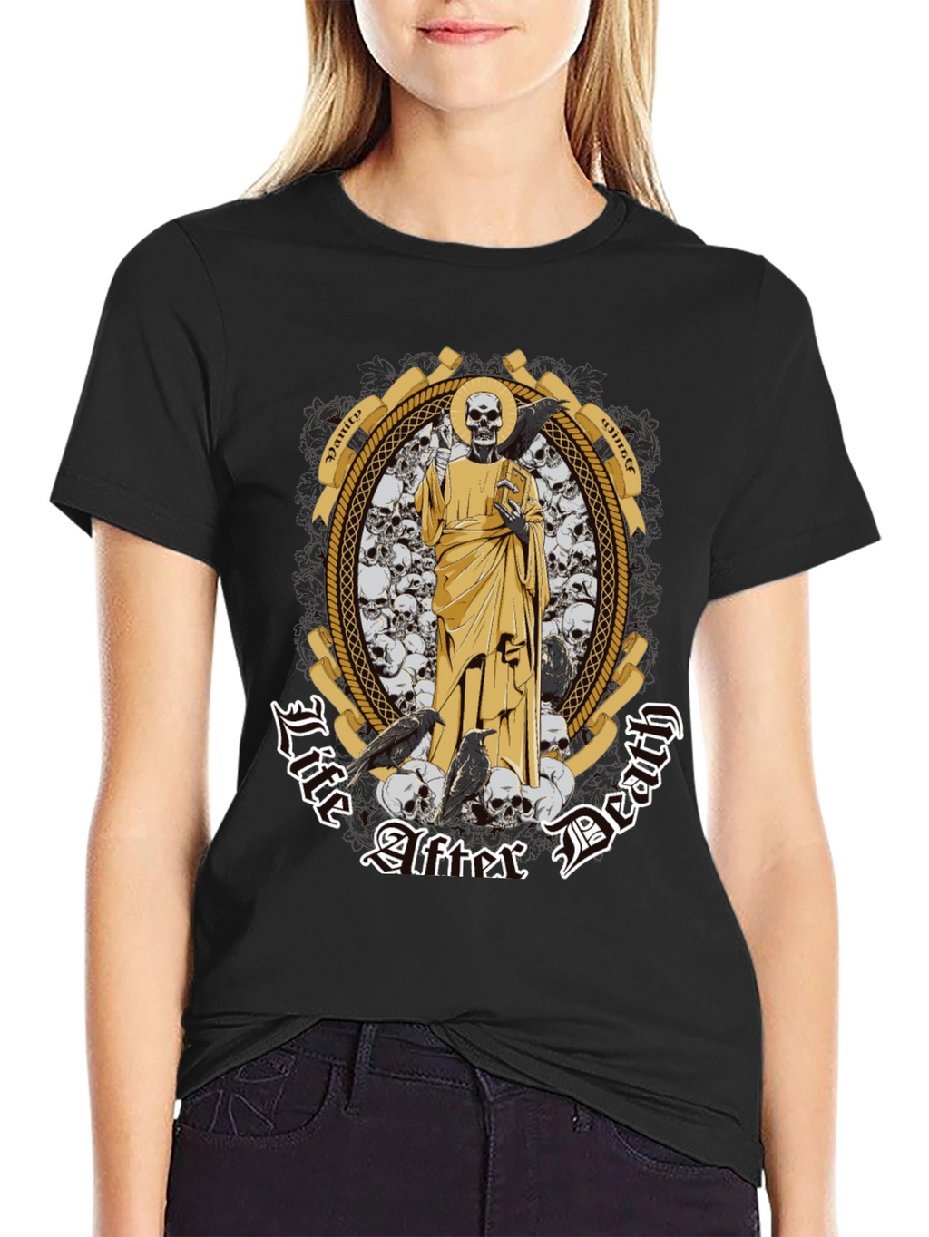 Life After Death Skeleton Graphic Tee