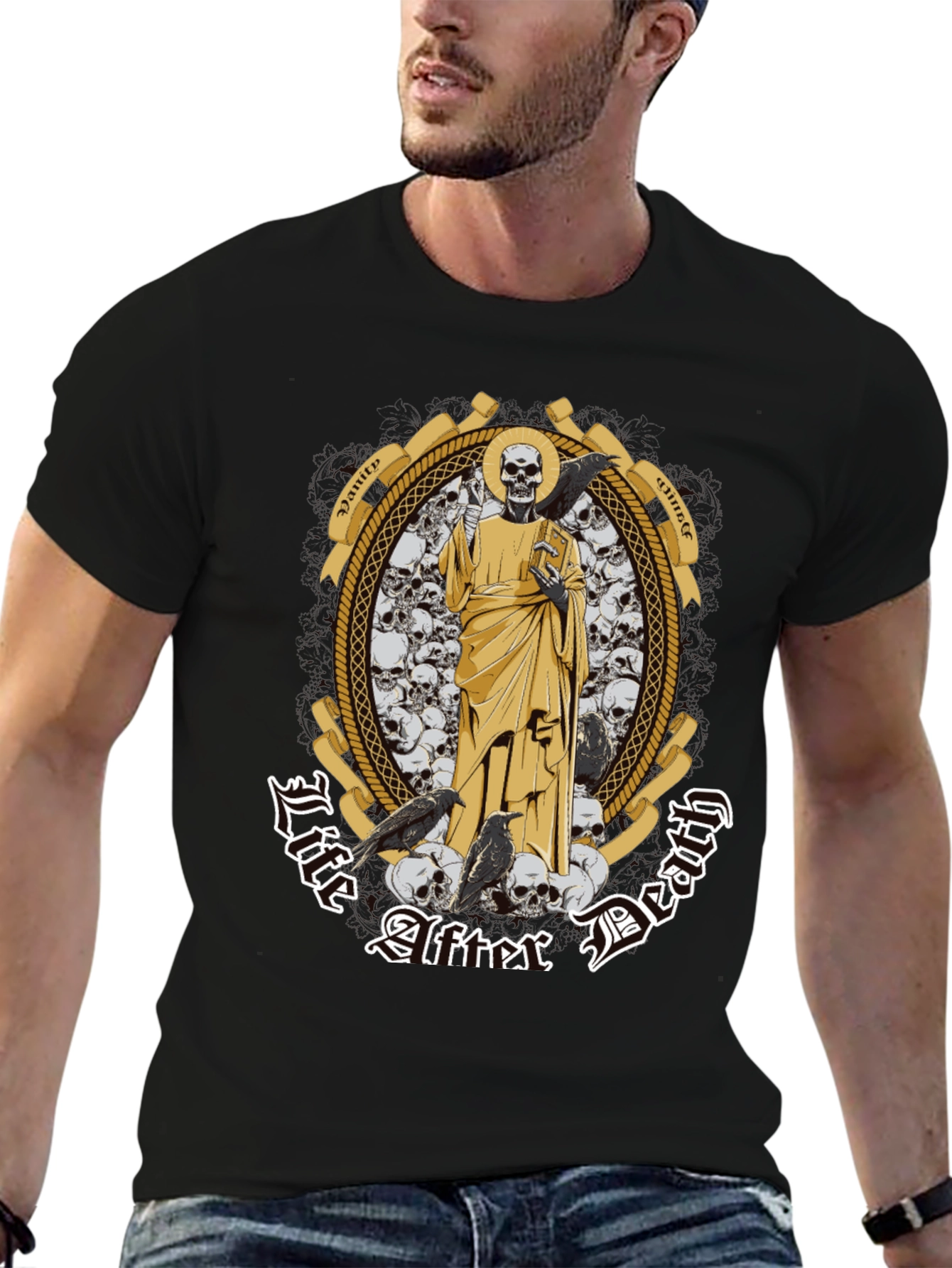 Life After Death Skeleton Graphic Tee