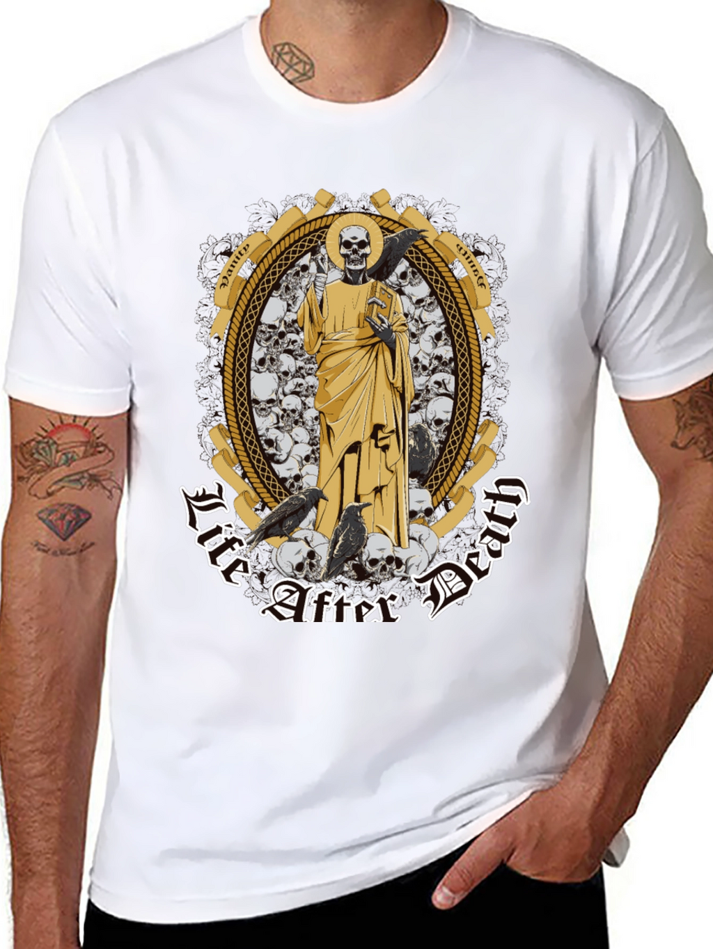 Life After Death Skeleton Graphic Tee