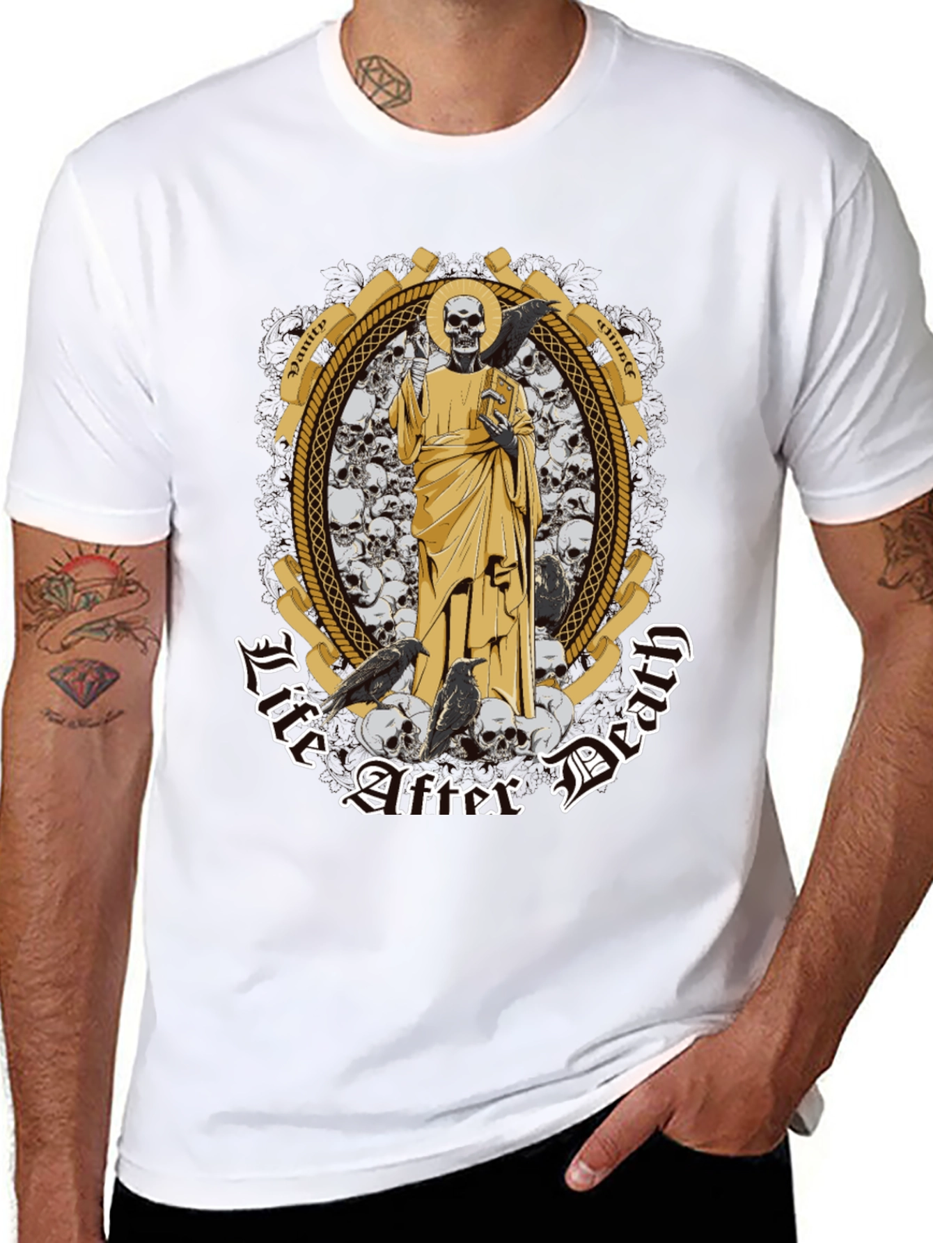 Life After Death Skeleton Graphic Tee
