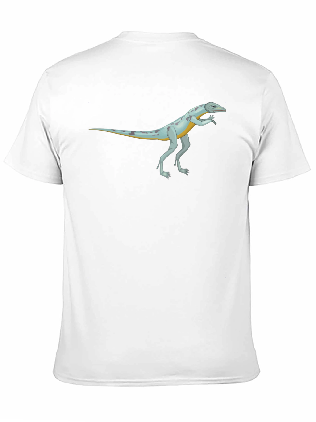 Cool Reptile Cartoon Graphic Black T-Shirt