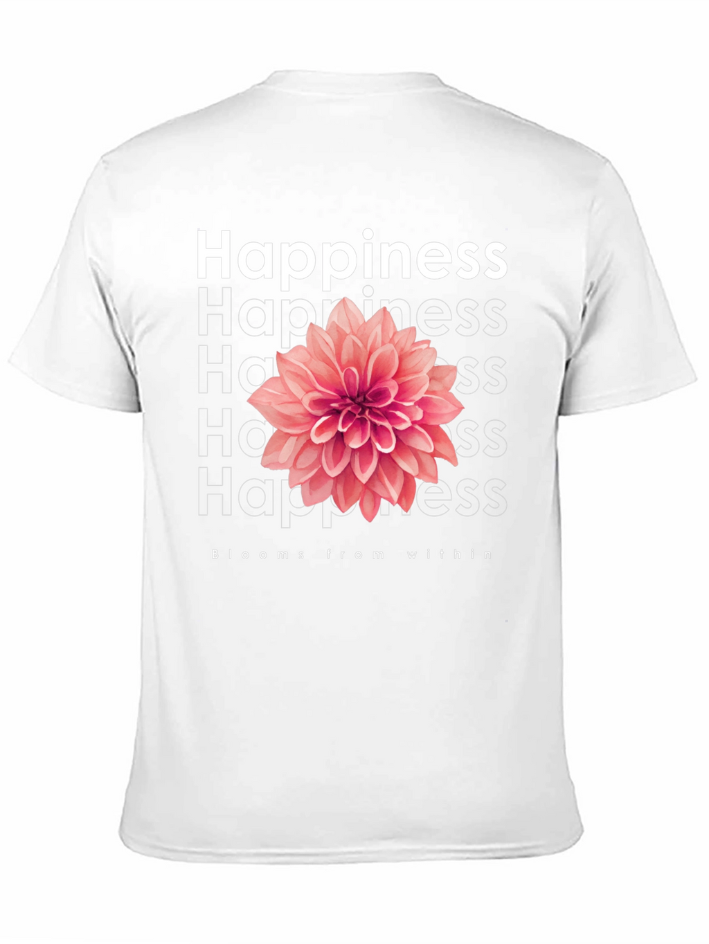 Happiness Blooms T-Shirt - Positive Vibes