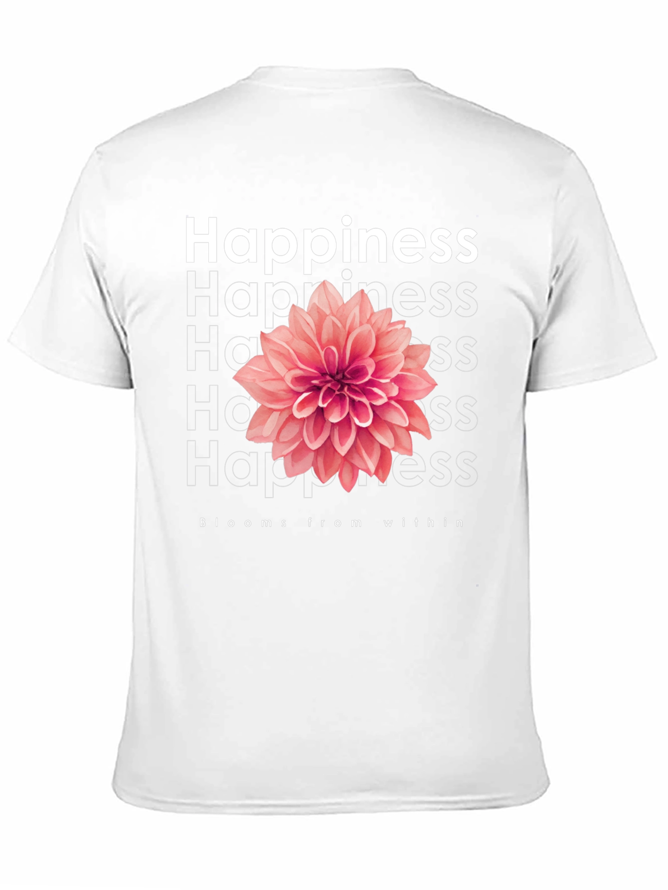 Happiness Blooms T-Shirt - Positive Vibes