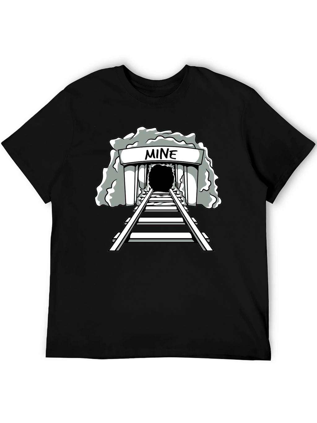 Mine Graphic Tee - Unisex Black T-Shirt