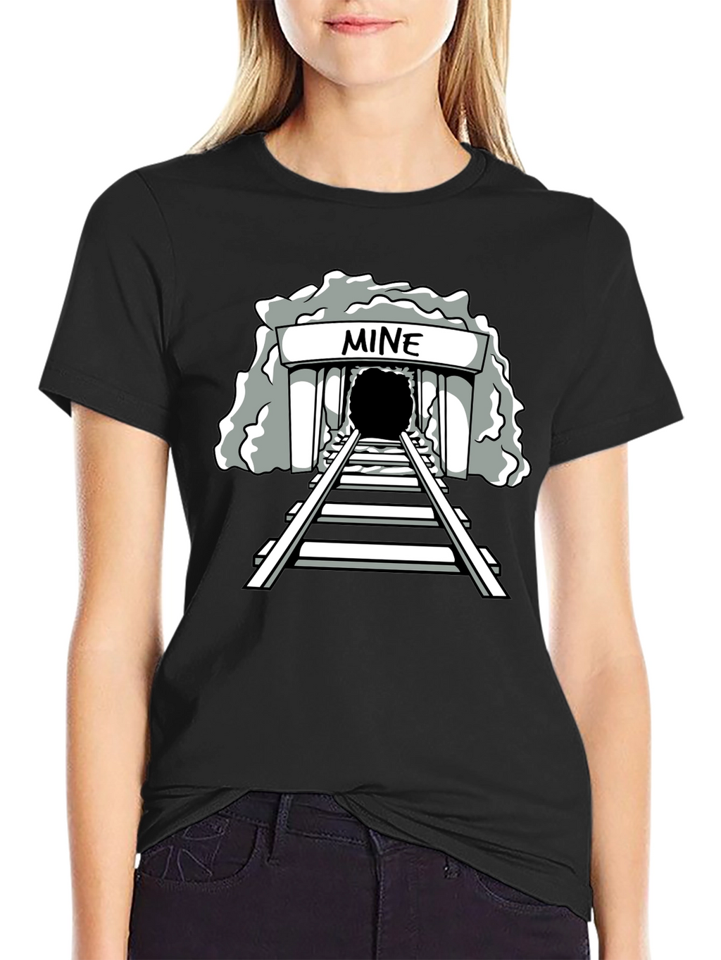Mine Graphic Tee - Unisex Black T-Shirt