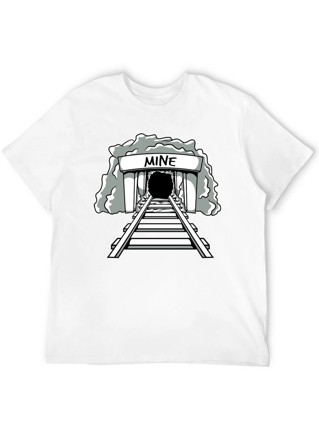 Mine Graphic Tee - Unisex Black T-Shirt