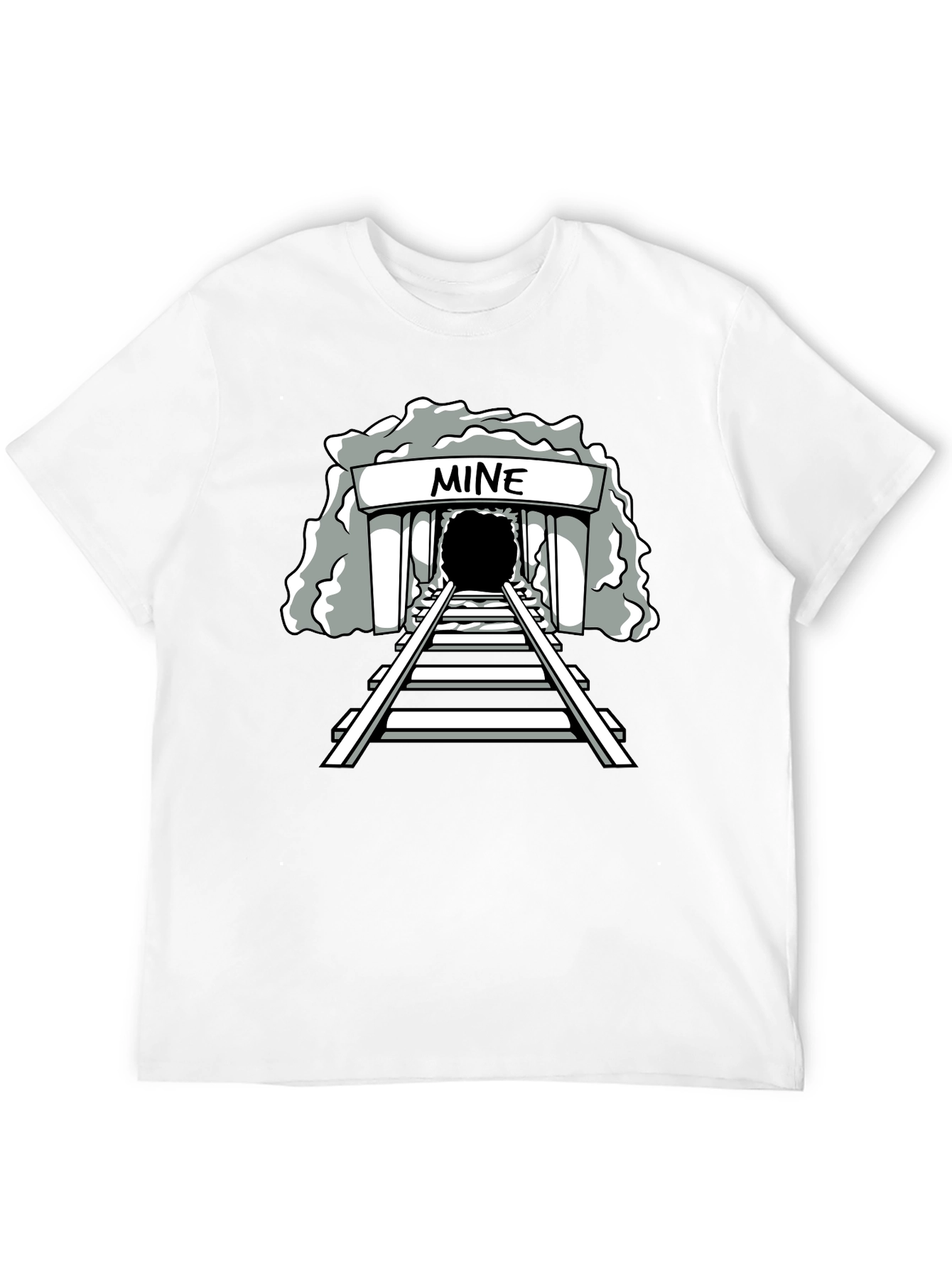 Mine Graphic Tee - Unisex Black T-Shirt