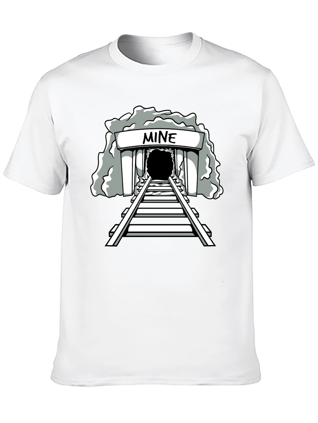 Mine Graphic Tee - Unisex Black T-Shirt