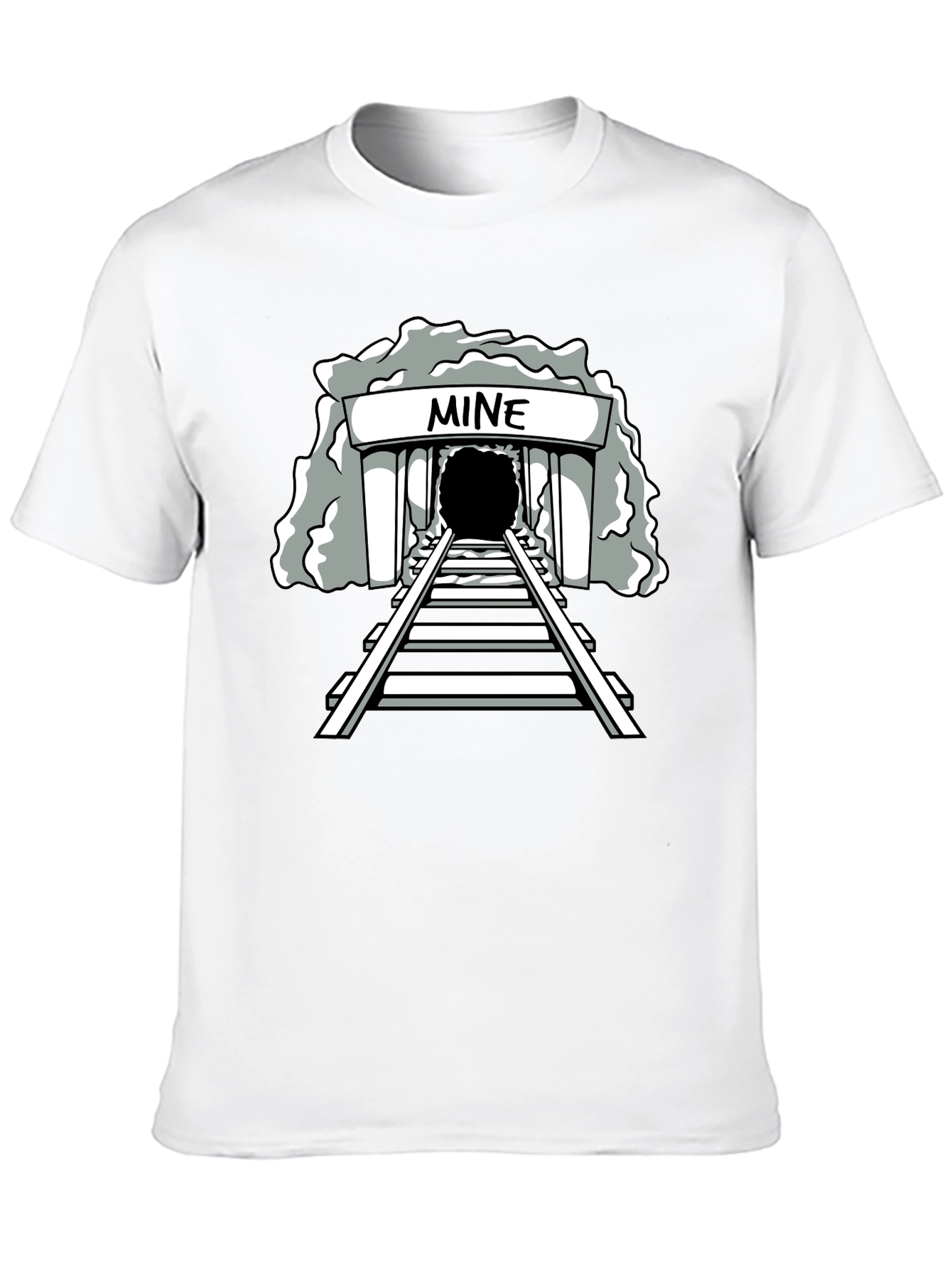 Mine Graphic Tee - Unisex Black T-Shirt