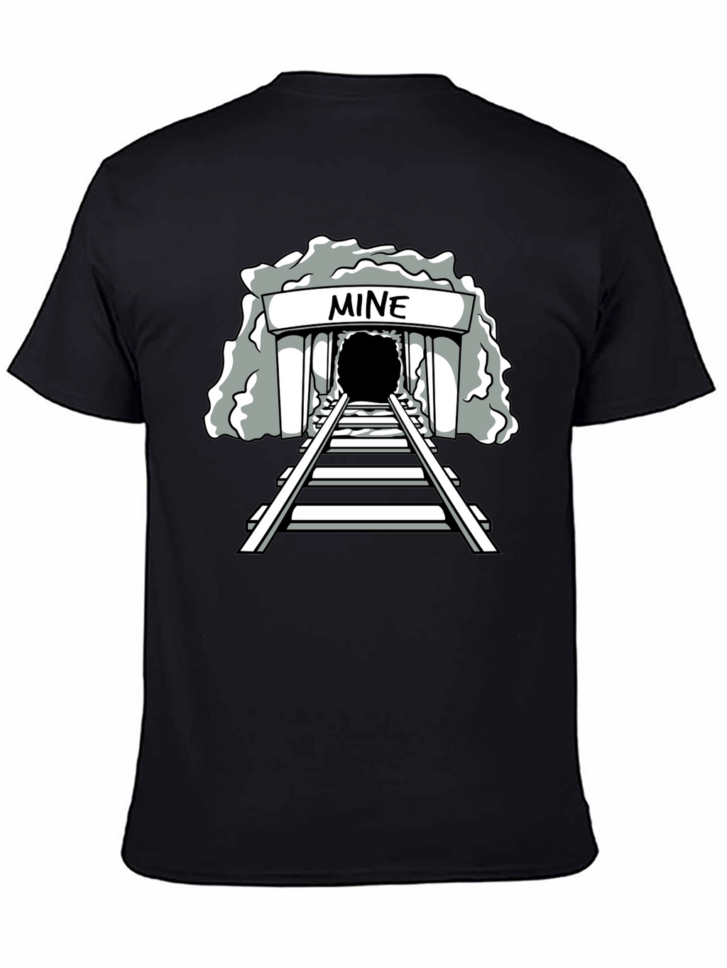 Mine Graphic Tee - Unisex Black T-Shirt