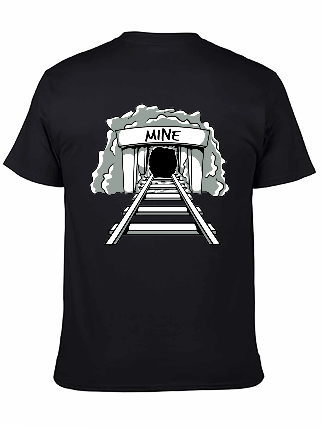 Mine Graphic Tee - Unisex Black T-Shirt