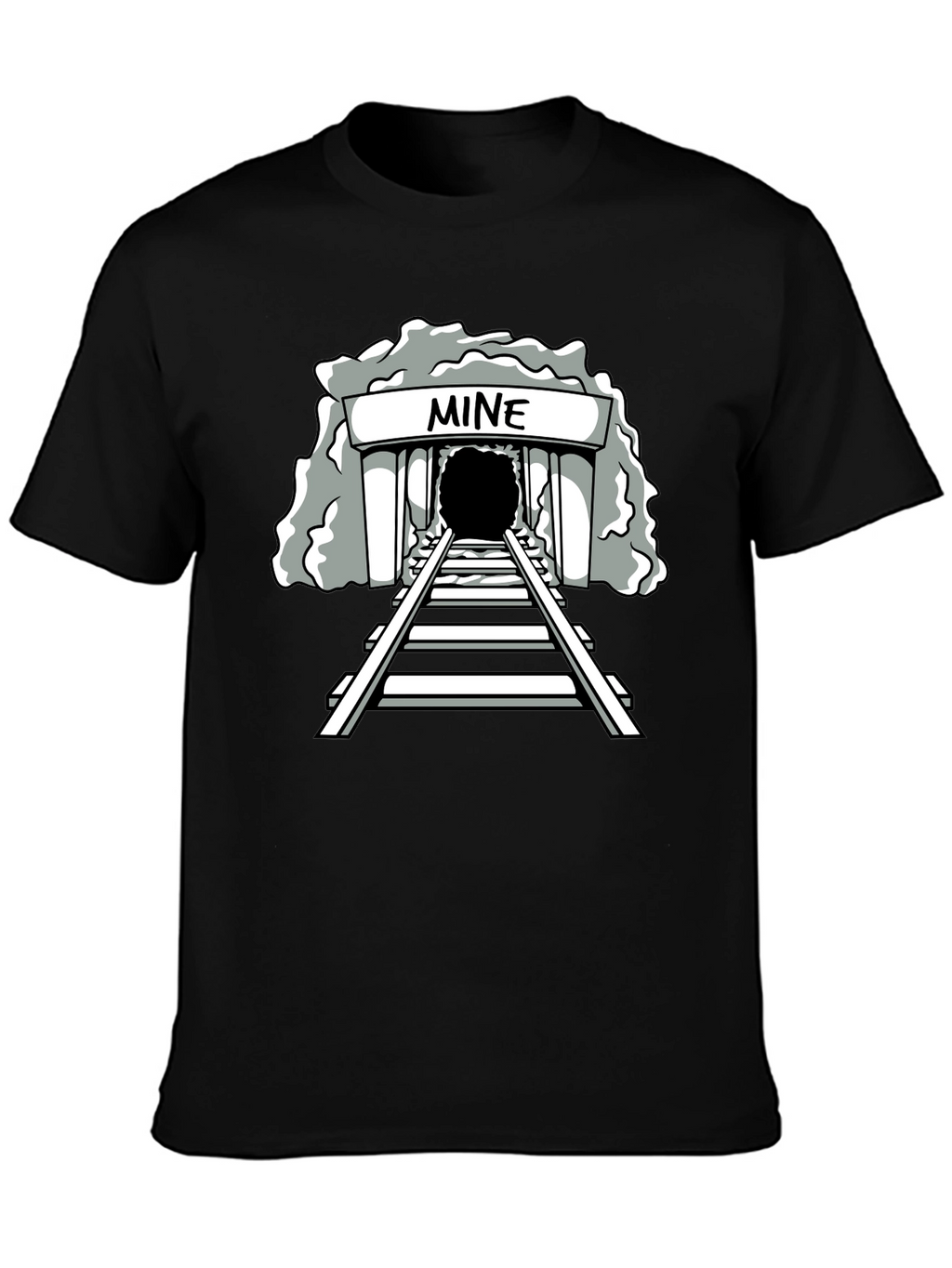 Mine Graphic Tee - Unisex Black T-Shirt