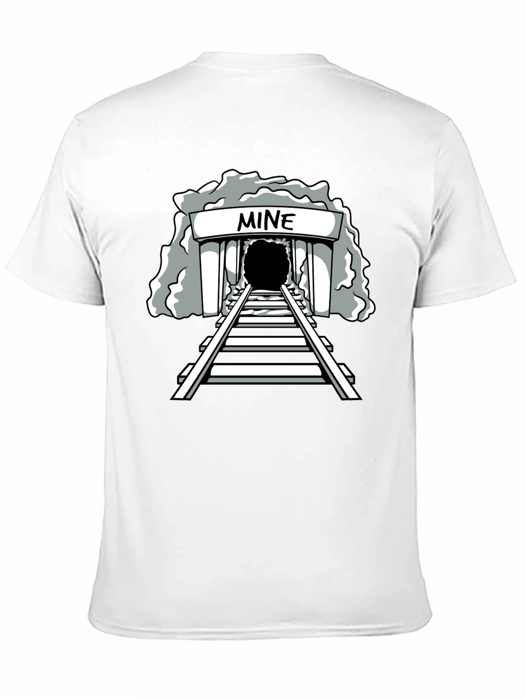 Mine Graphic Tee - Unisex Black T-Shirt