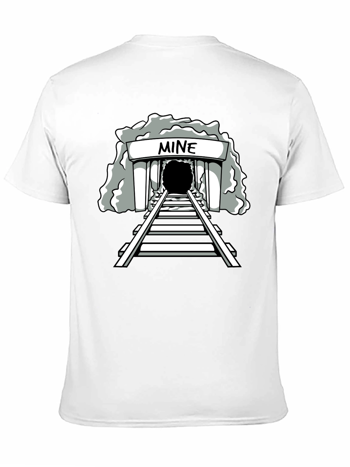 Mine Graphic Tee - Unisex Black T-Shirt