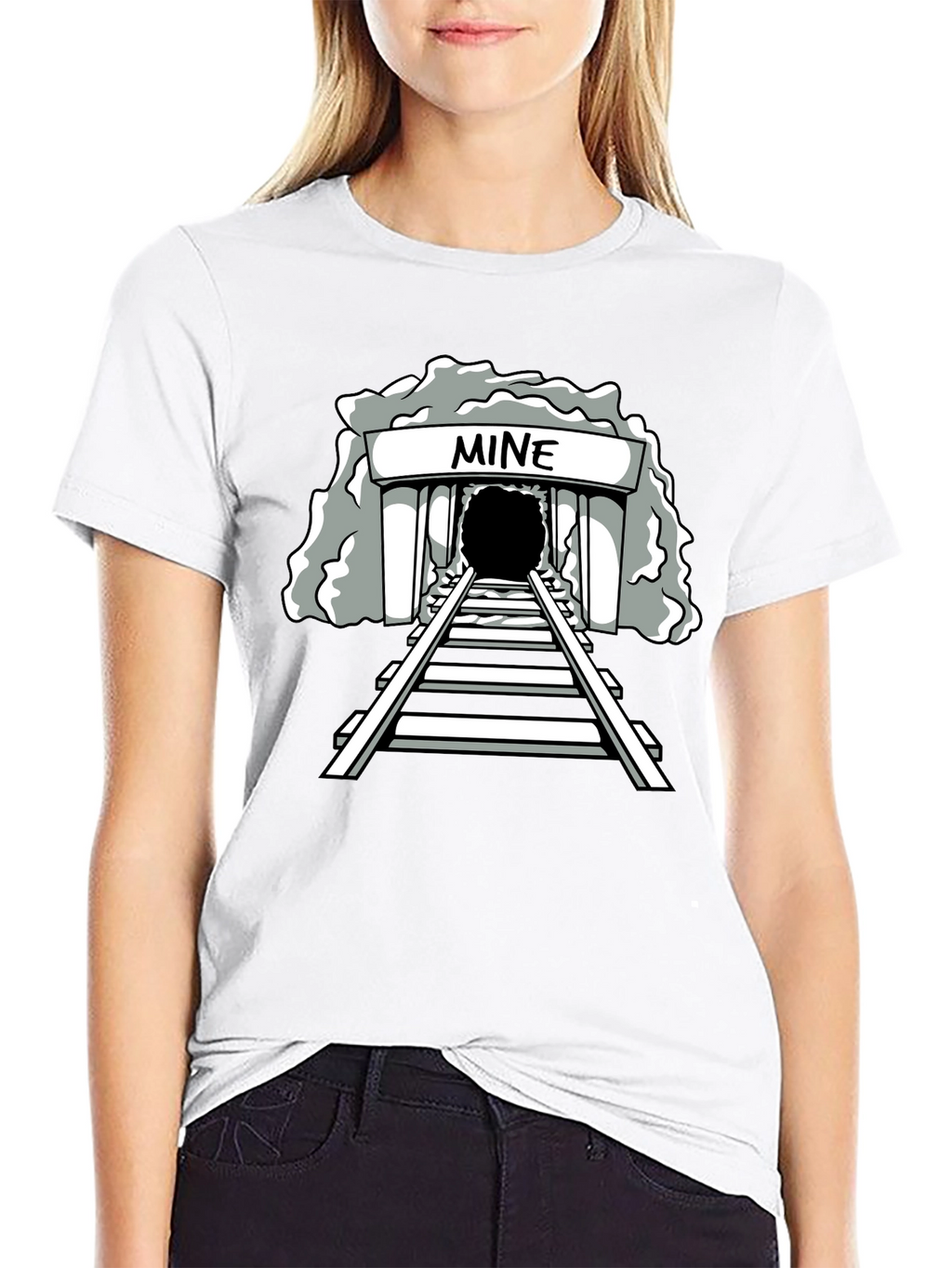 Mine Graphic Tee - Unisex Black T-Shirt
