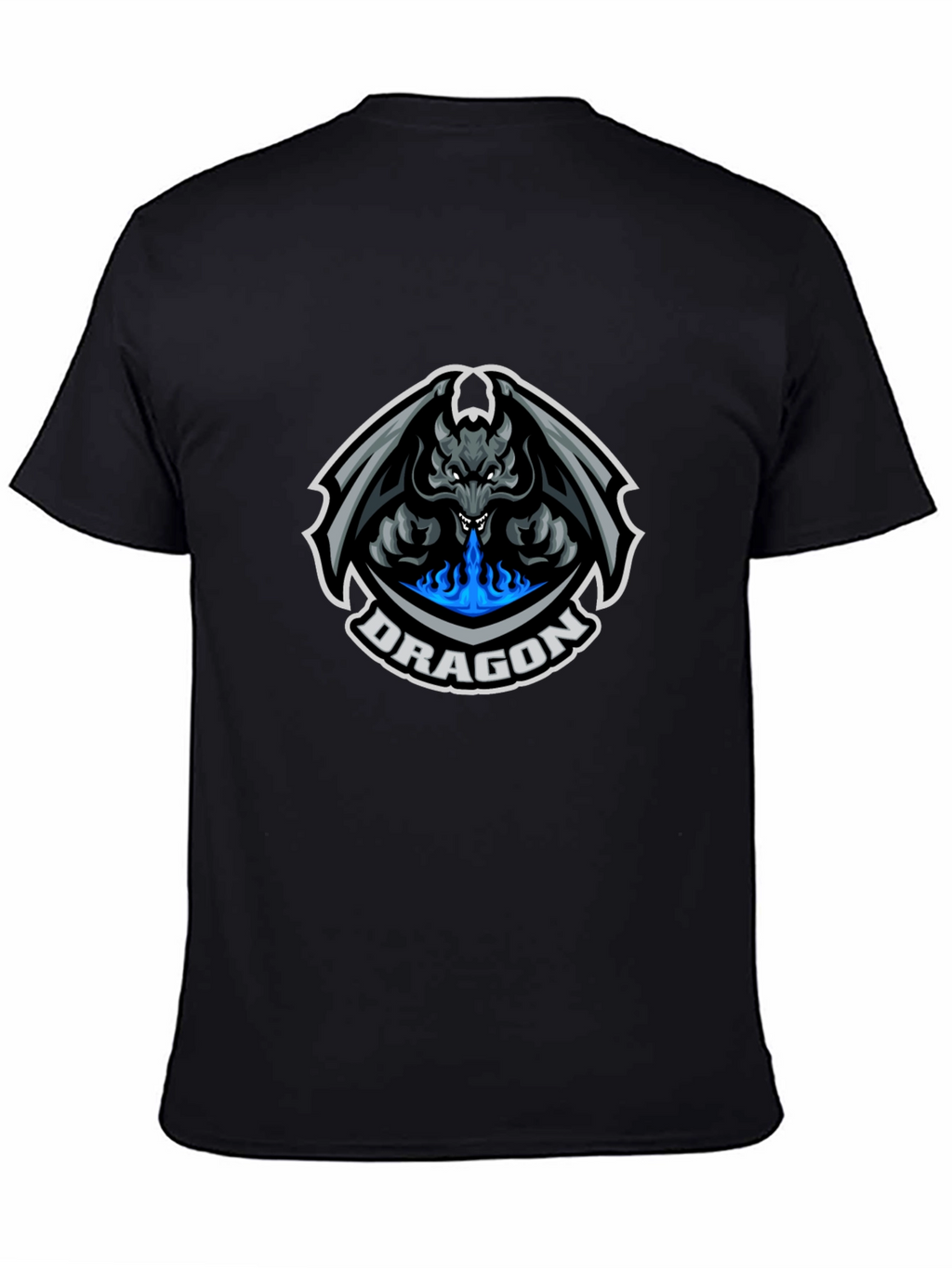 Dragon Graphic Tee - Black