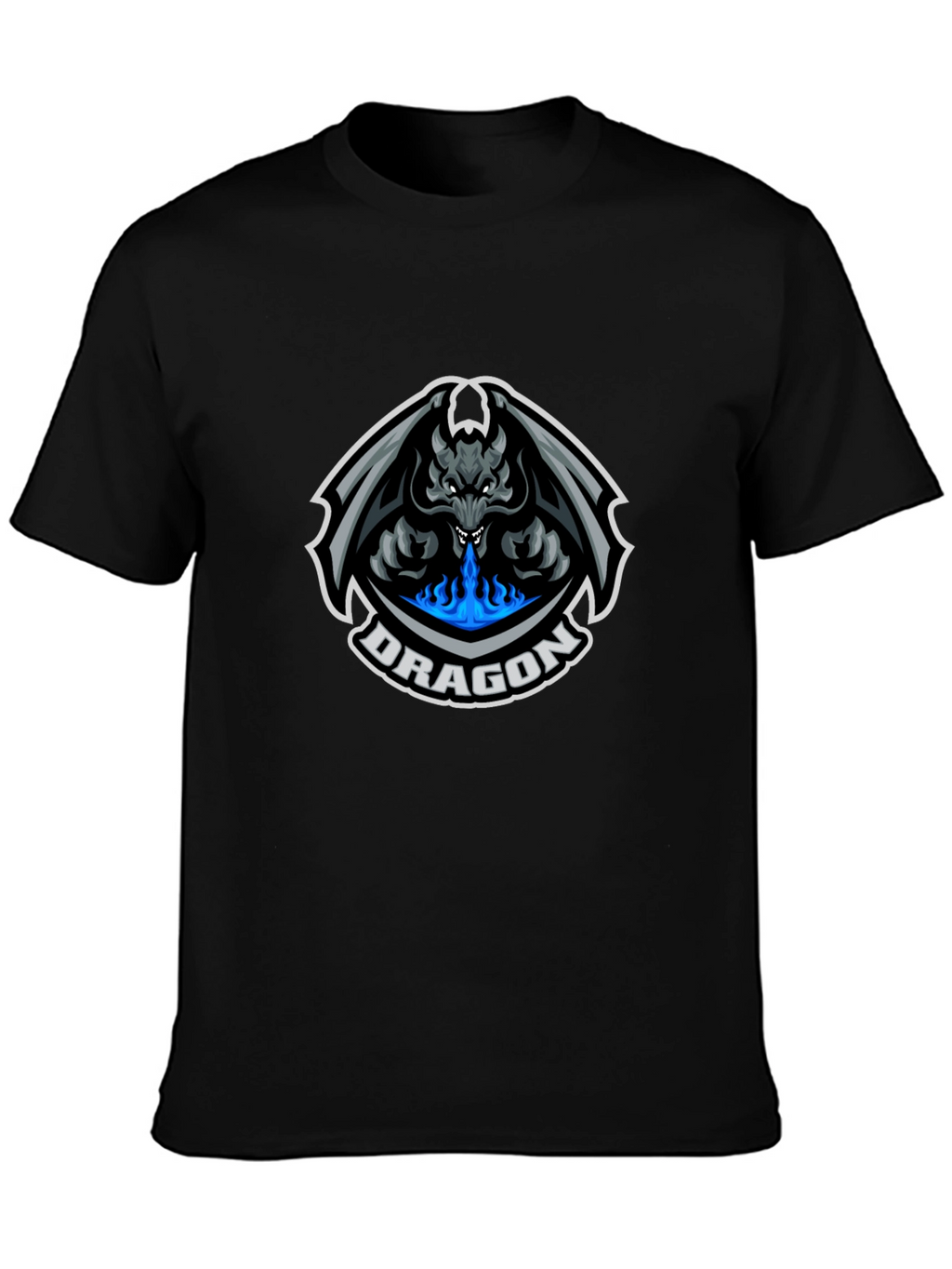 Dragon Graphic Tee - Black