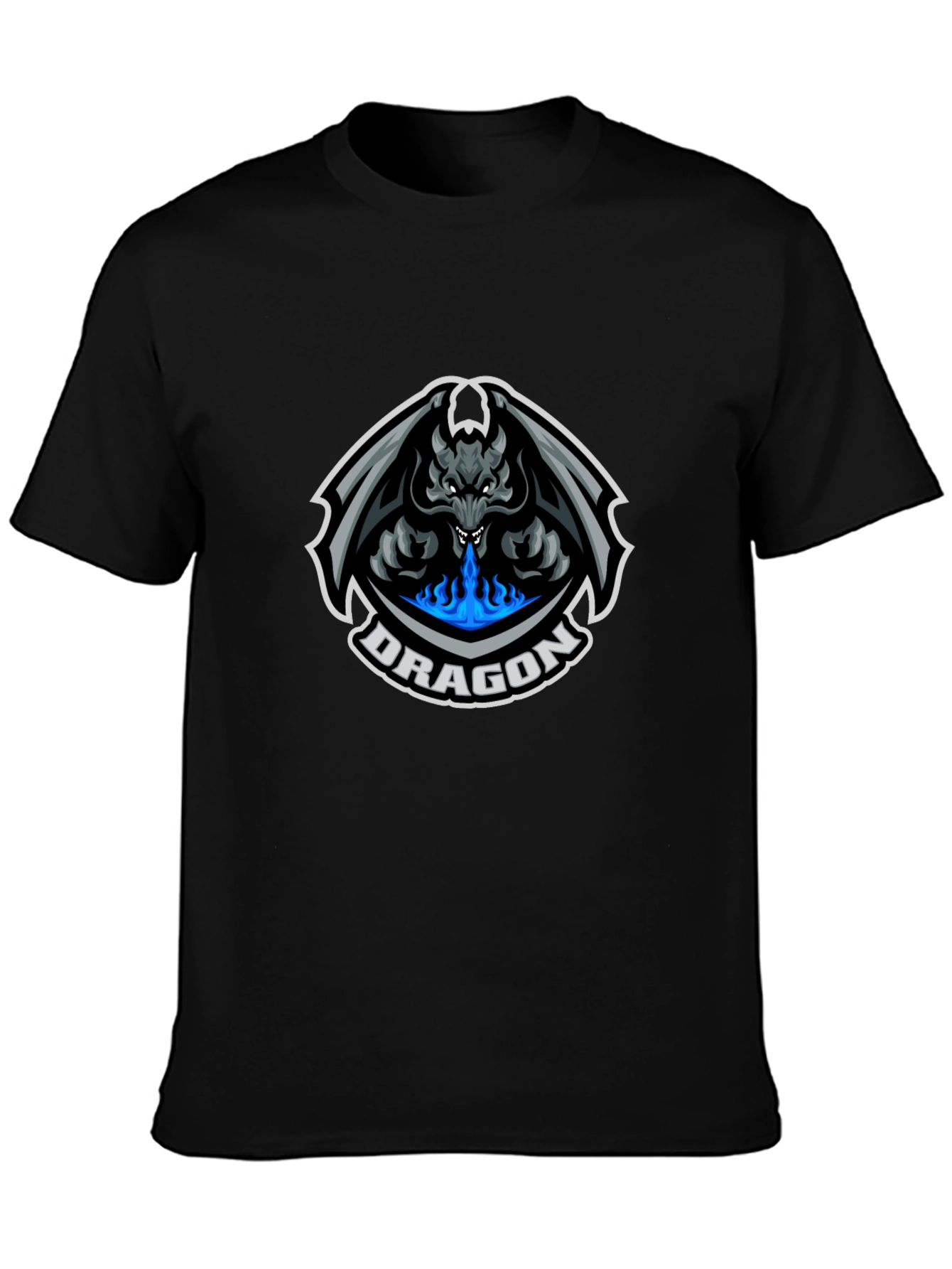 Dragon Graphic Tee - Black