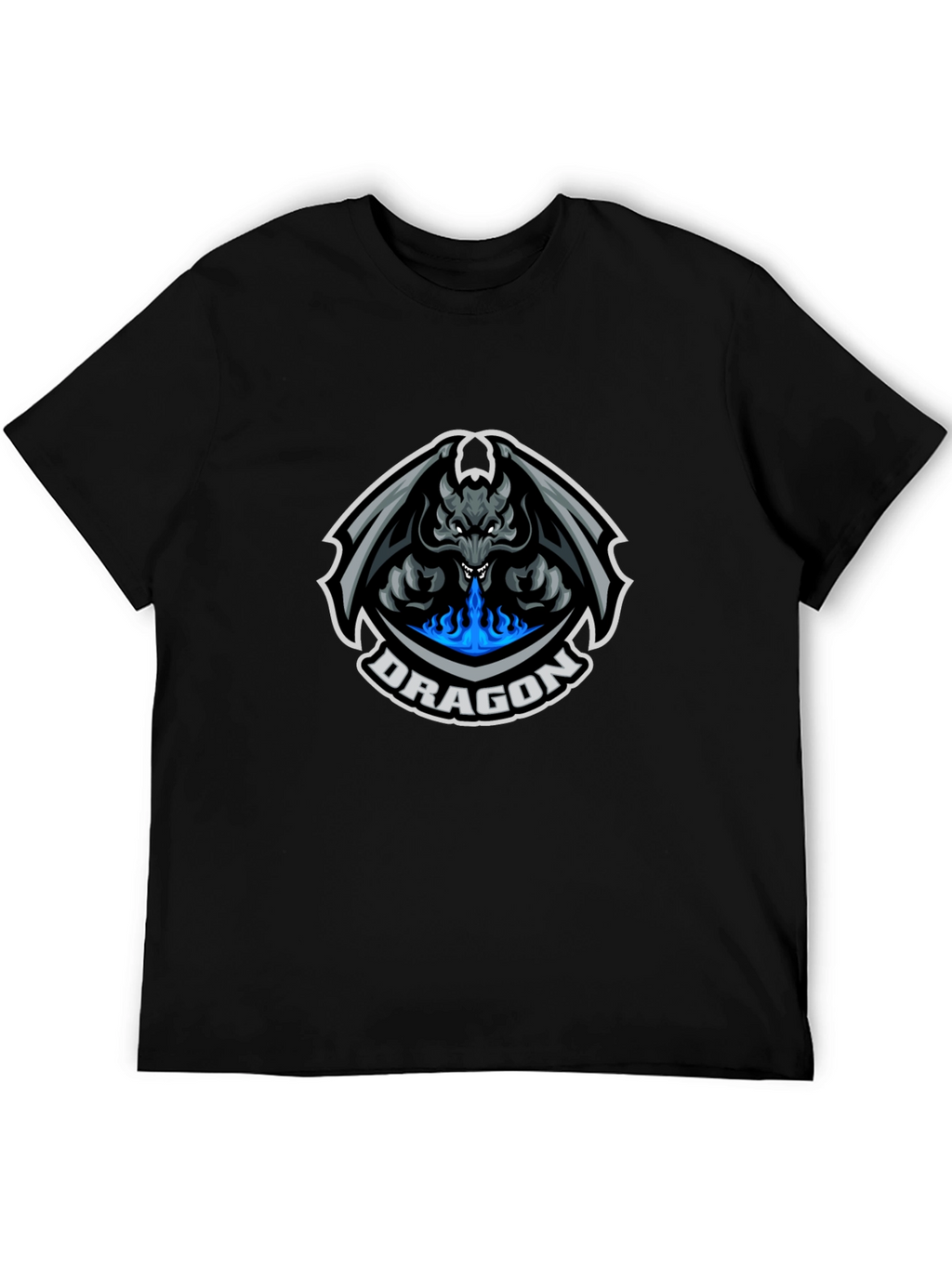 Dragon Graphic Tee - Black