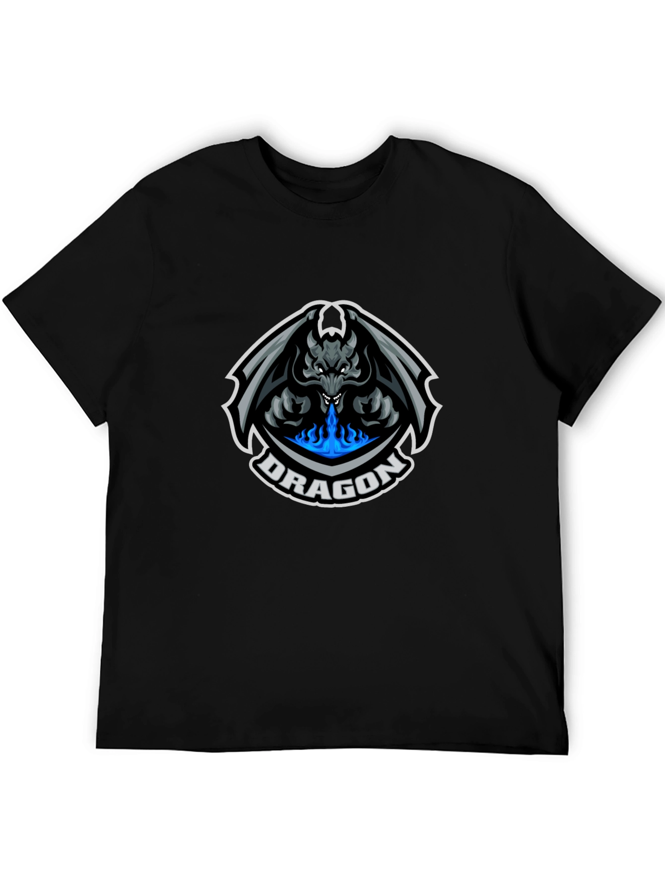 Dragon Graphic Tee - Black
