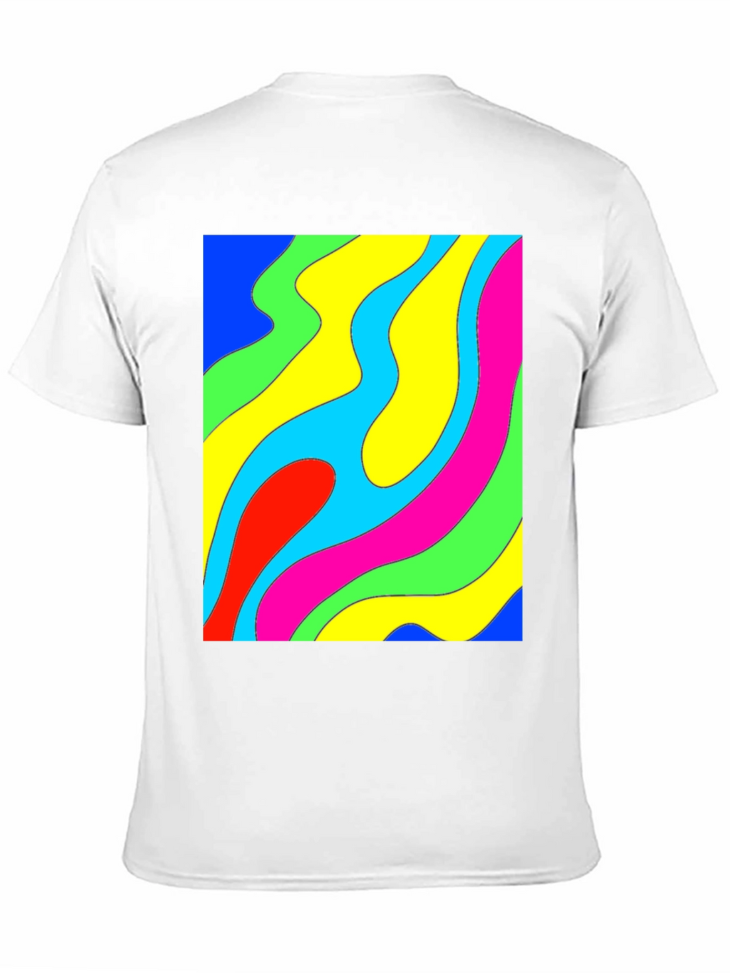 Groovy Swirl Graphic Tee - Retro Style