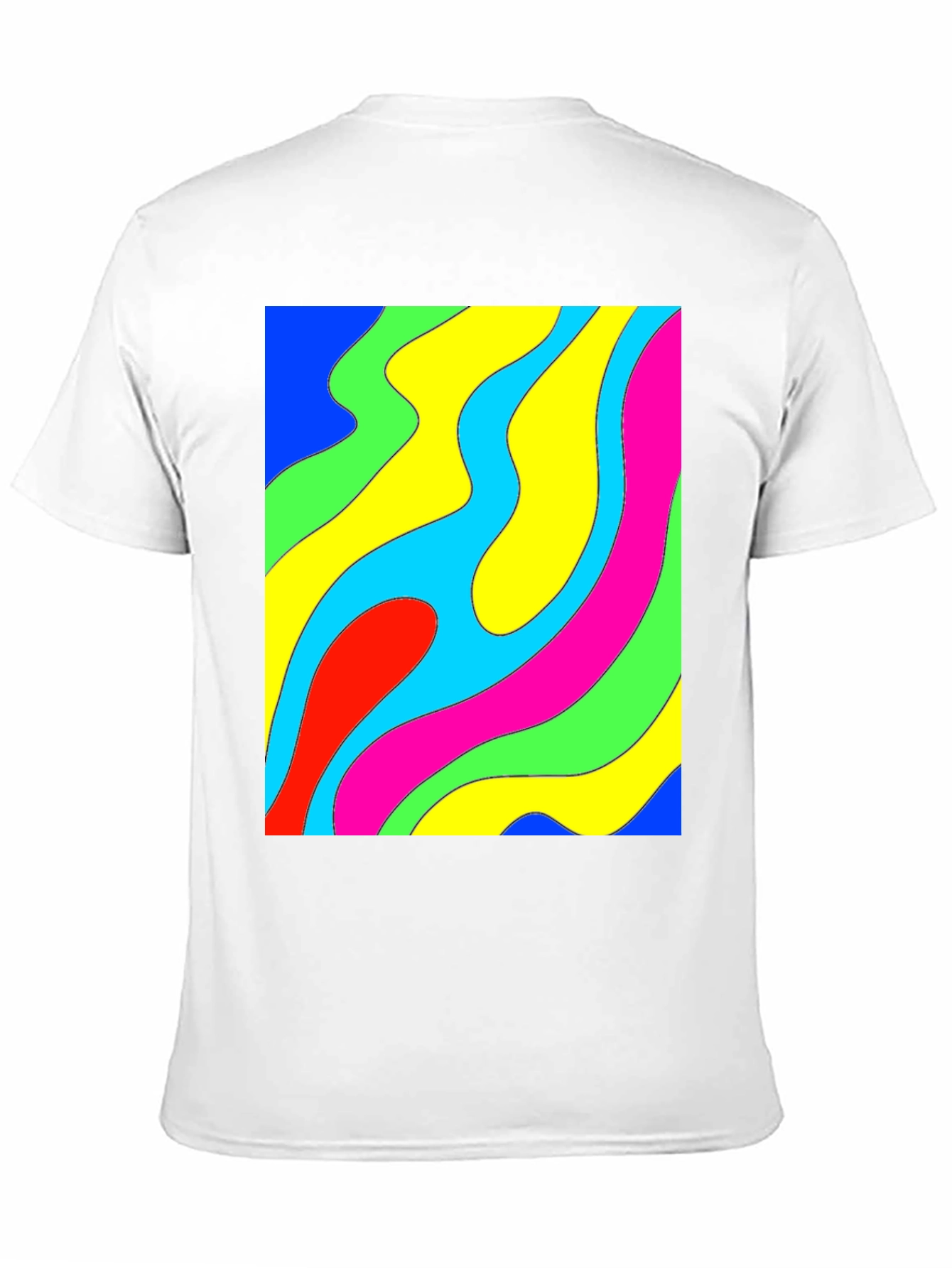 Groovy Swirl Graphic Tee - Retro Style