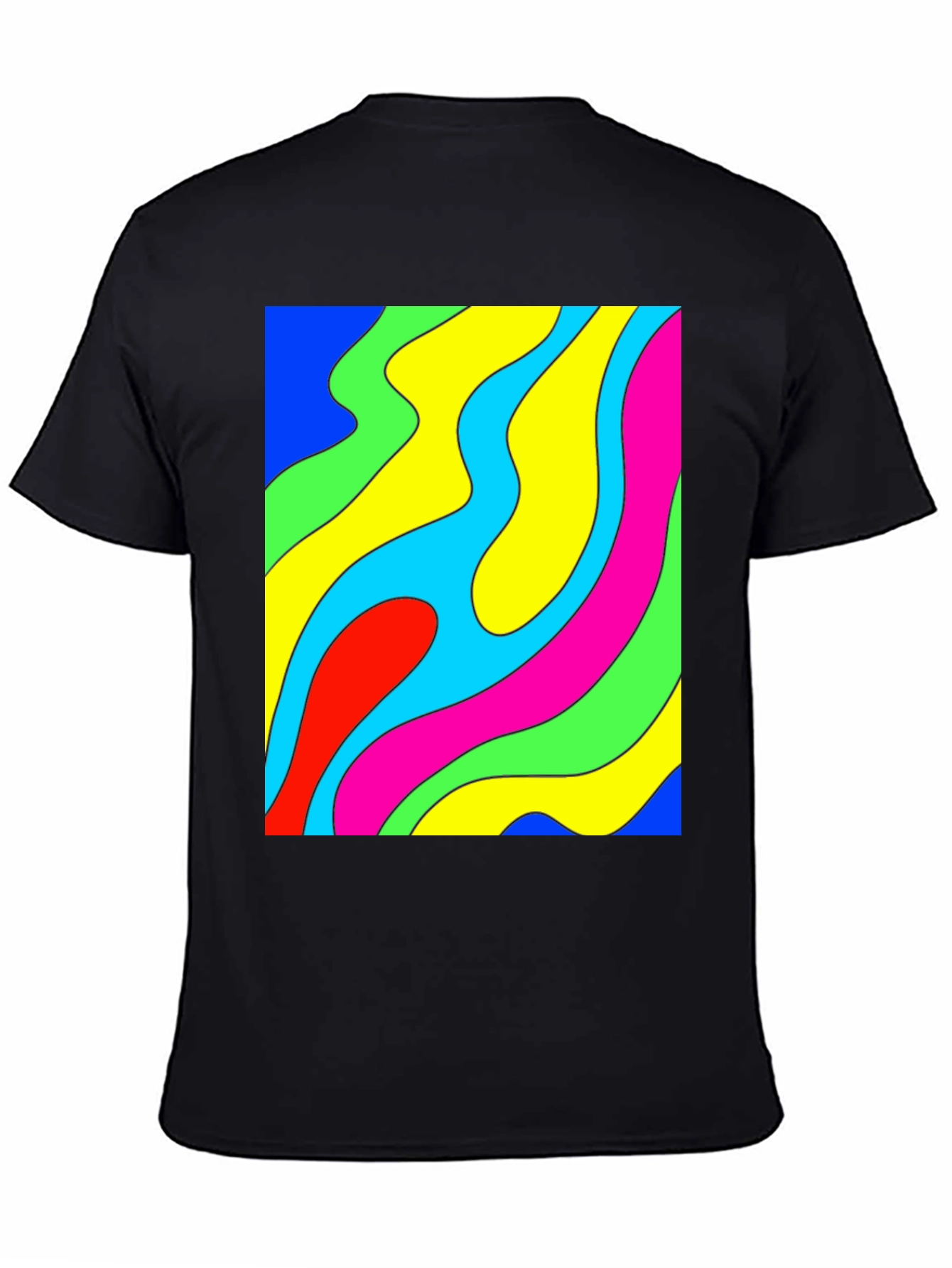 Groovy Swirl Graphic Tee - Retro Style