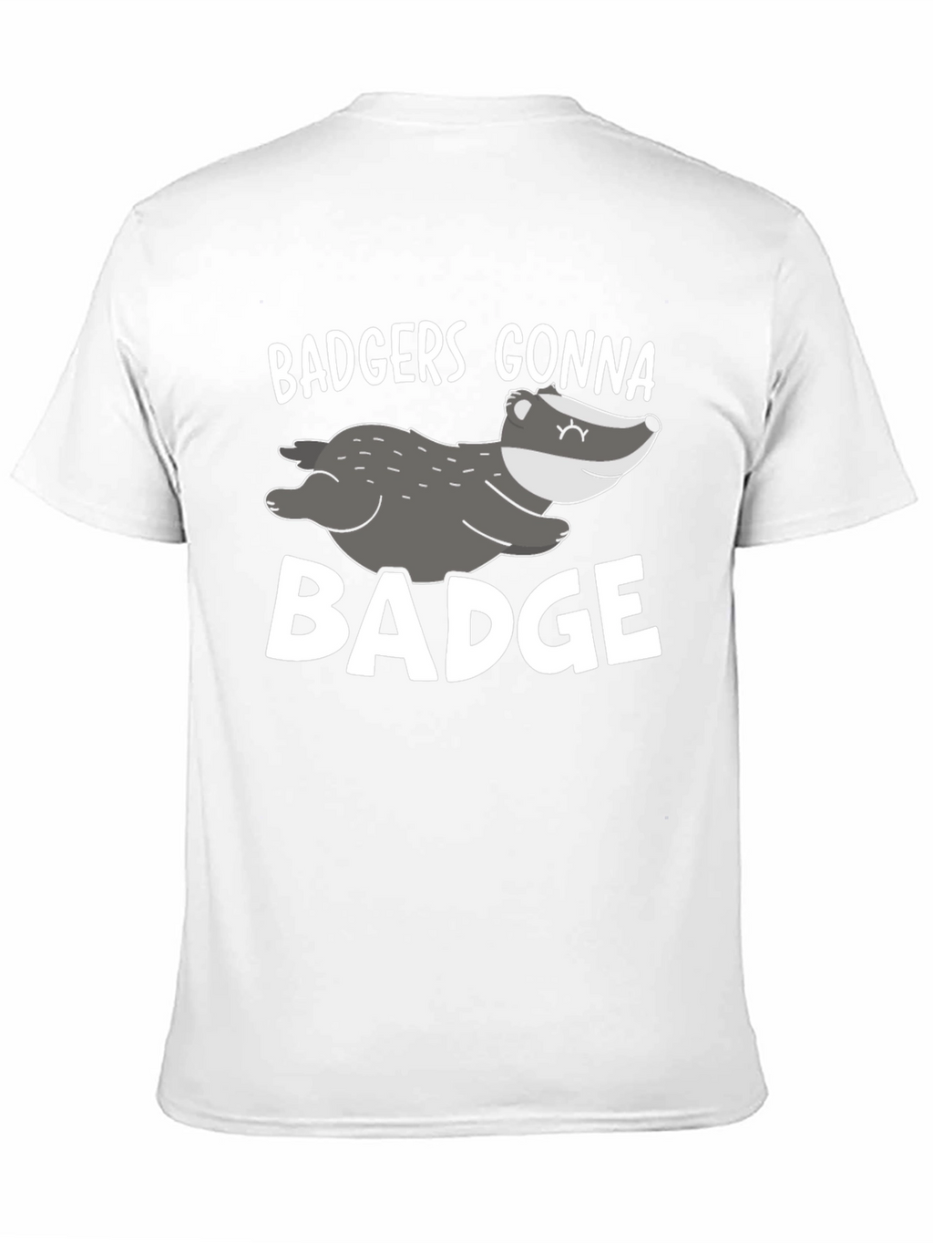 Badgers Gonna Badge Black Graphic Tee