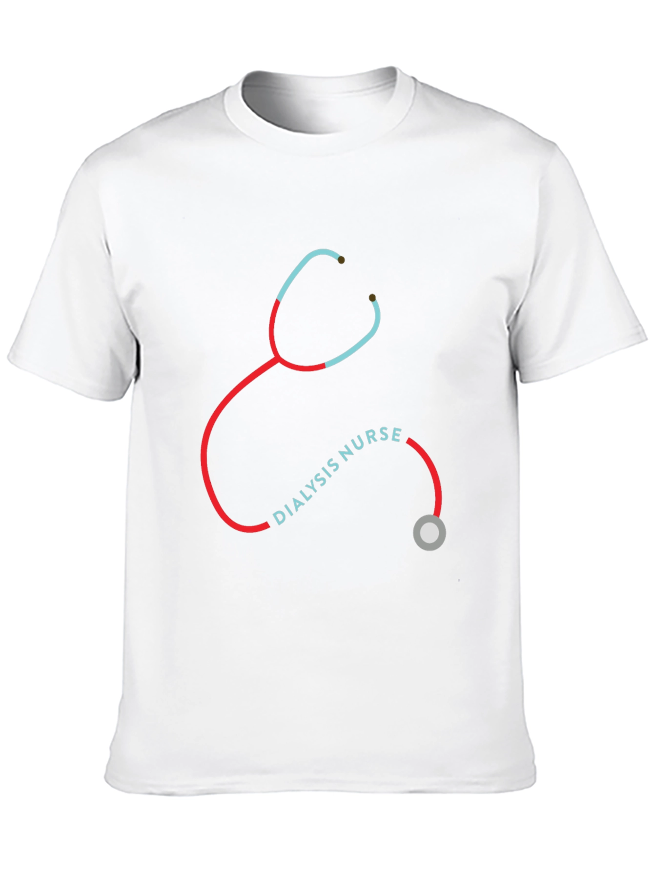 Dialysis Nurse Stethoscope Graphic Tee