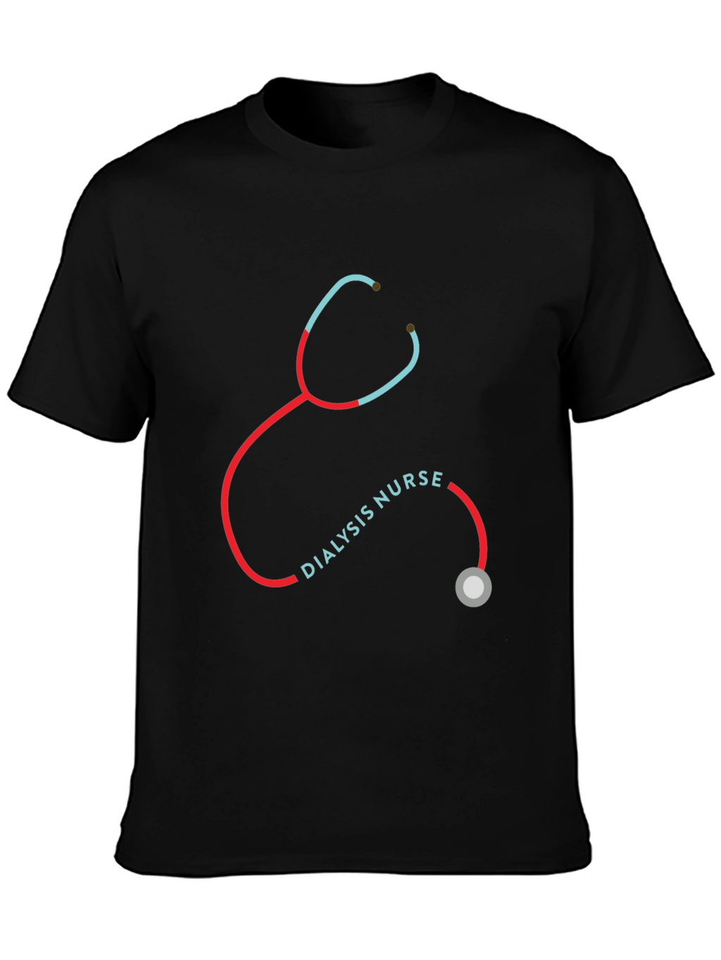 Dialysis Nurse Stethoscope Graphic Tee