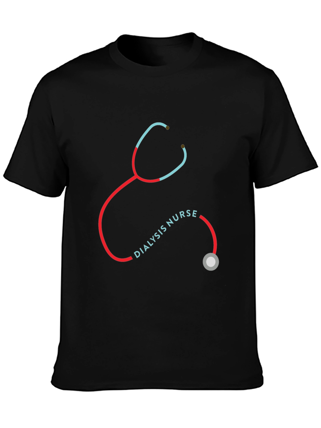 Dialysis Nurse Stethoscope Graphic Tee
