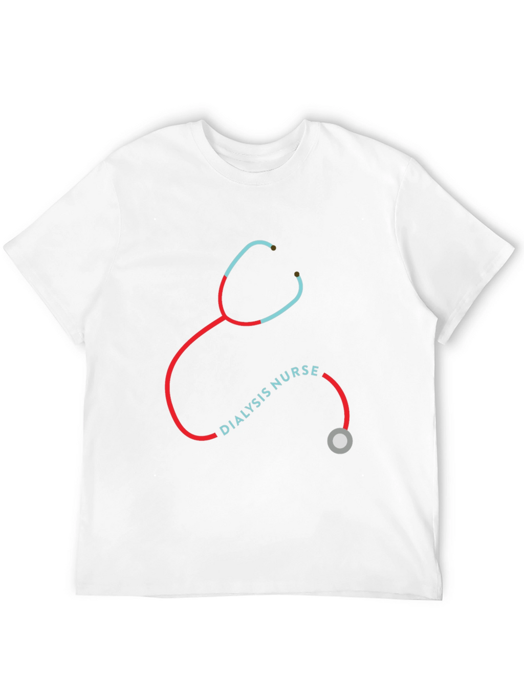 Dialysis Nurse Stethoscope Graphic Tee