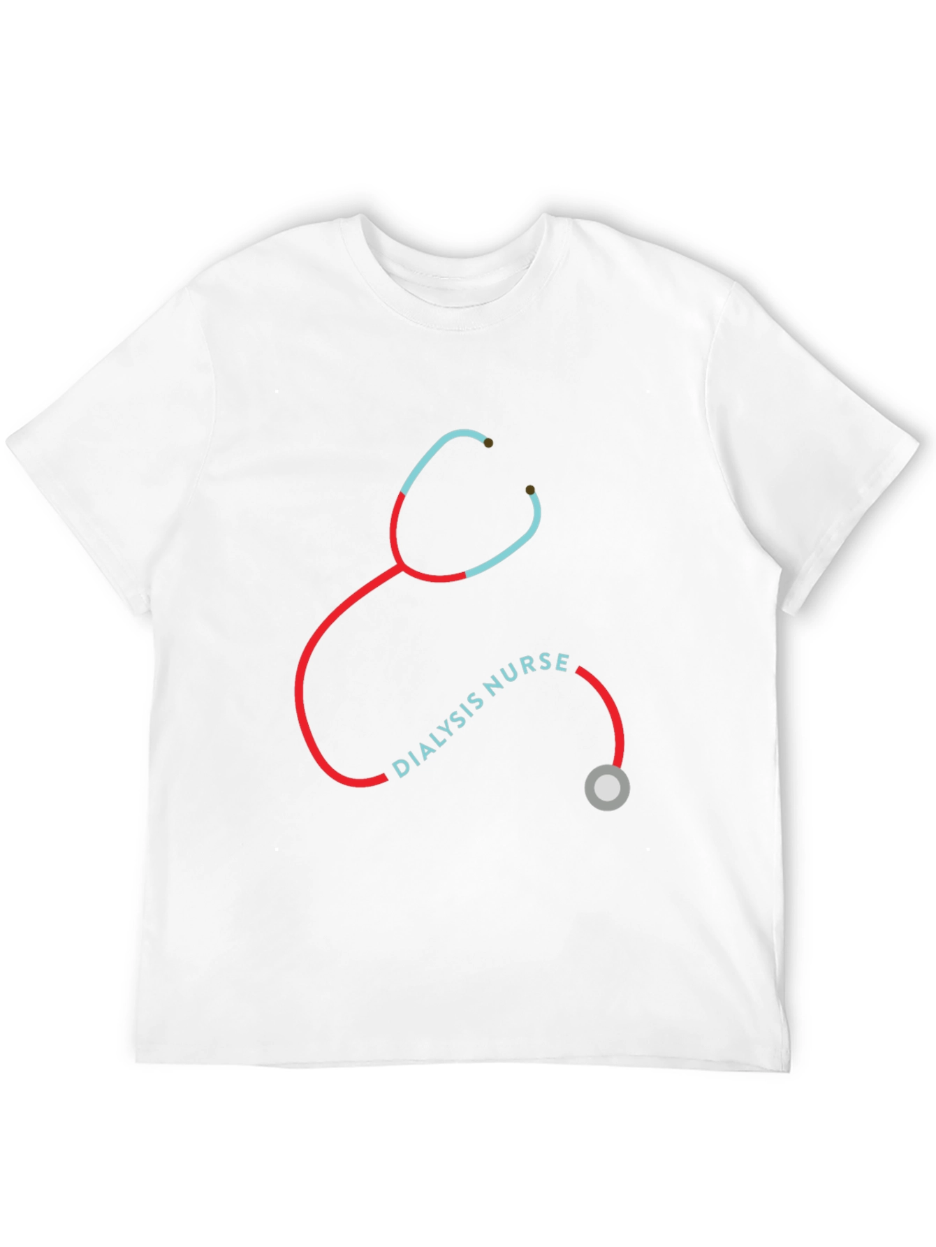 Dialysis Nurse Stethoscope Graphic Tee